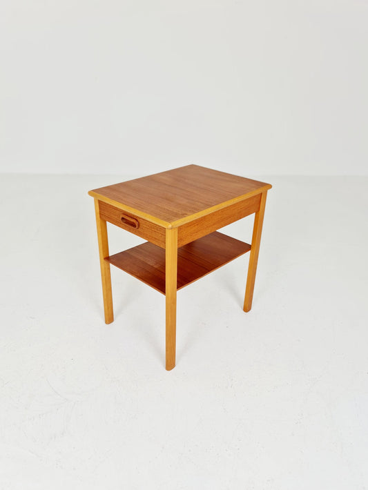 Midcentury danish Teak Vintage Side table by A.B Erik Andersson straight from the sixties