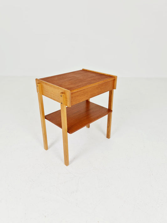 Danish Midcentury teak side tables/ Bedside tables, 1960s