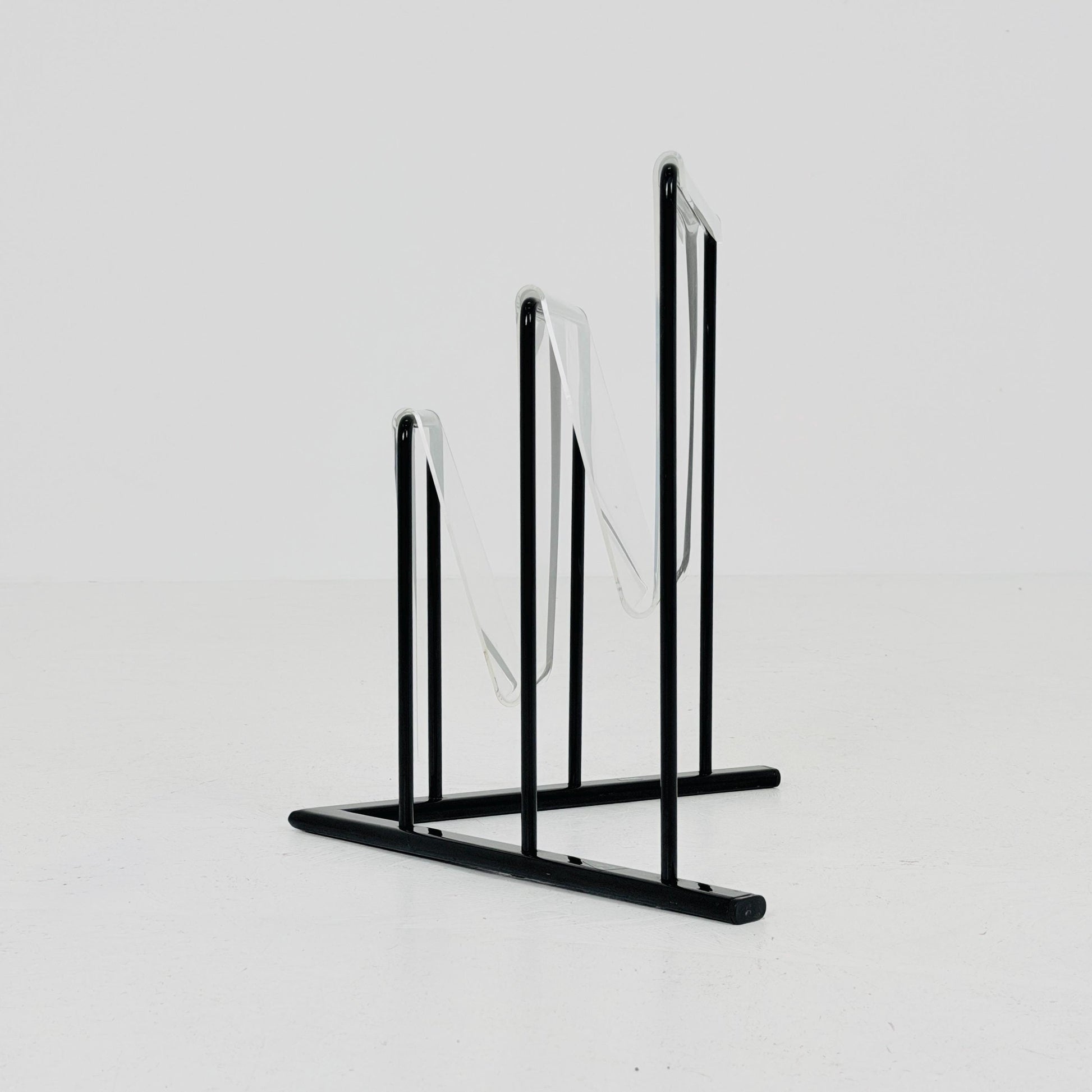 Mid-Century Postmodern Magazine Rack by Markus Börgens for D-Tec, Germany, 1980s