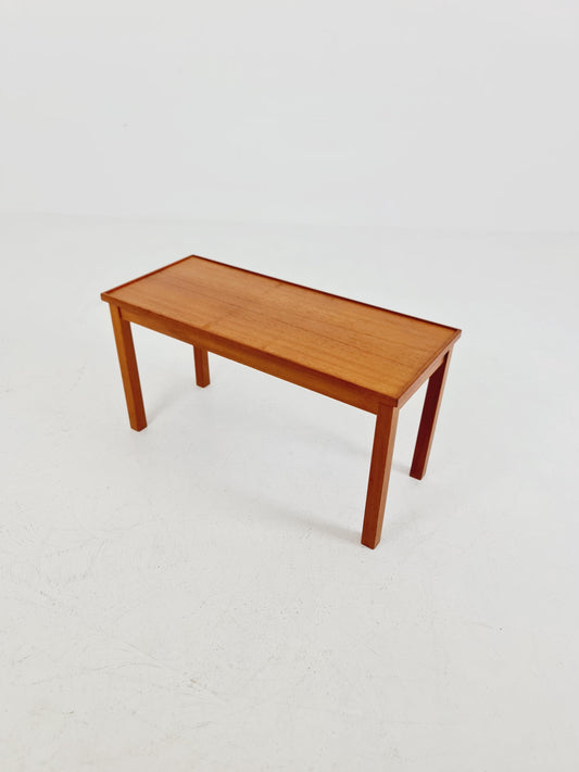 Midcentury Danish teak coffee side table, 1960s