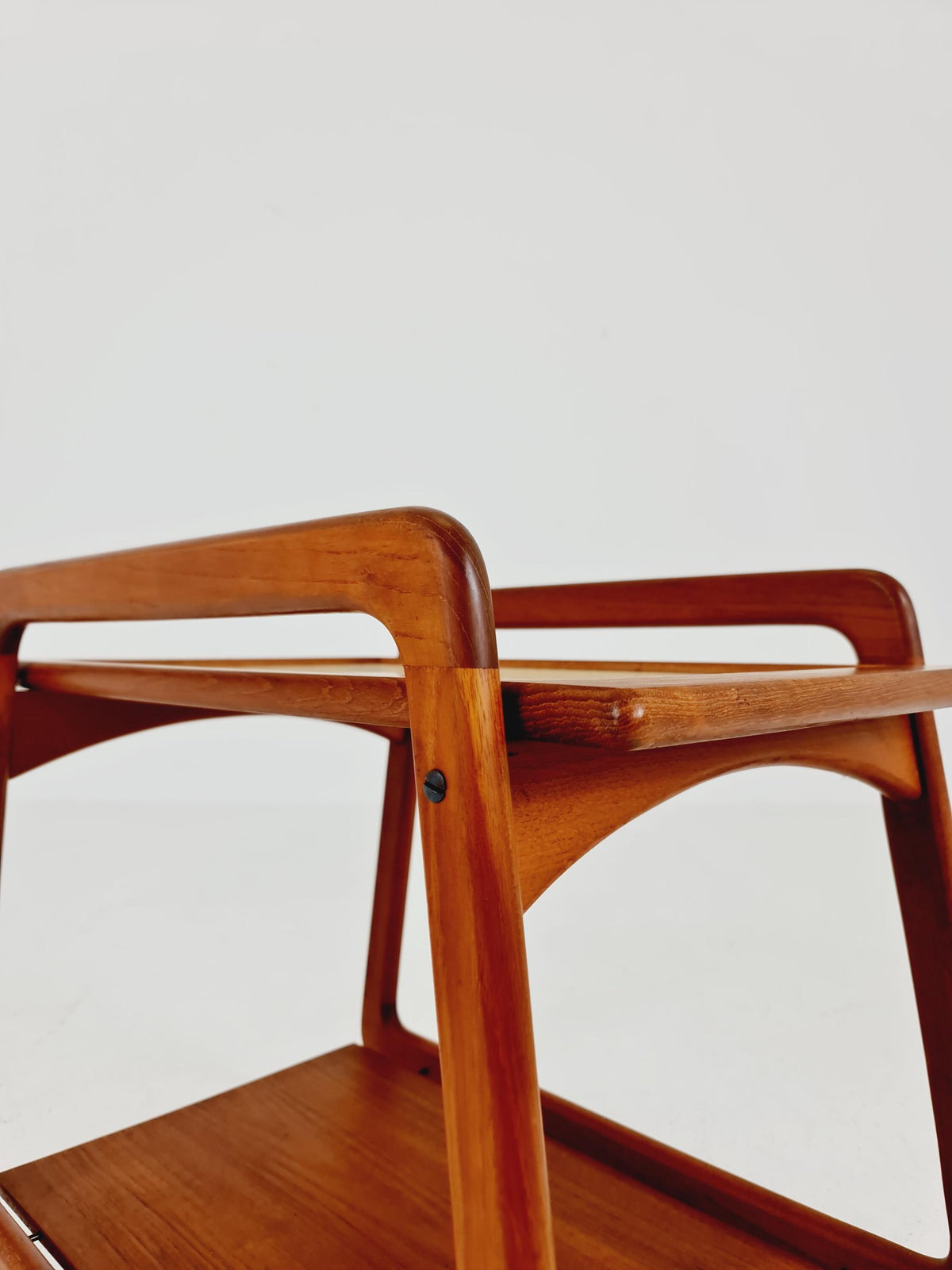Vintage mid century danish trolley in solid teak/ bar cart By SIKA Mobler , 1960s