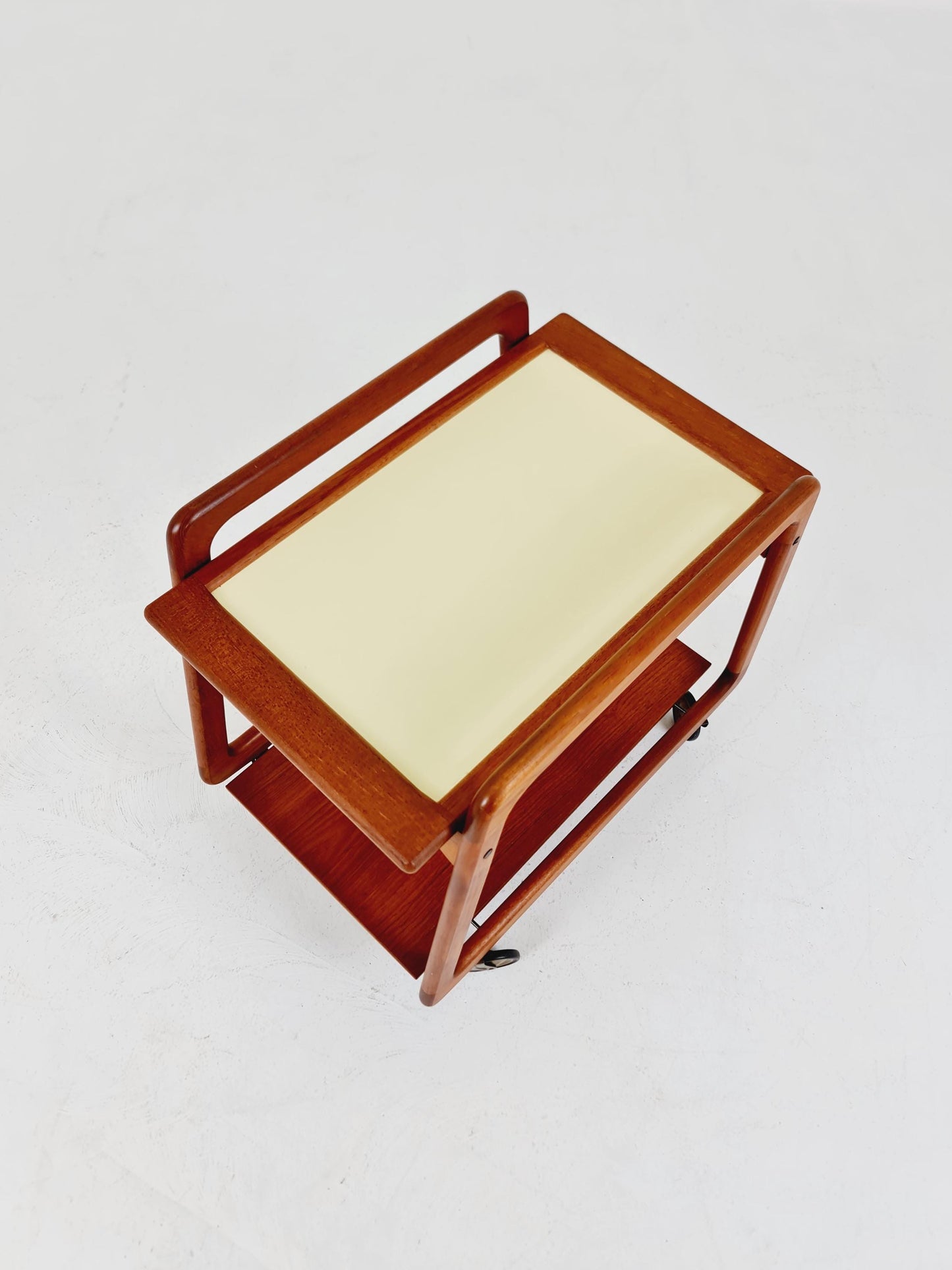 Vintage mid century danish trolley in solid teak/ bar cart By SIKA Mobler , 1960s