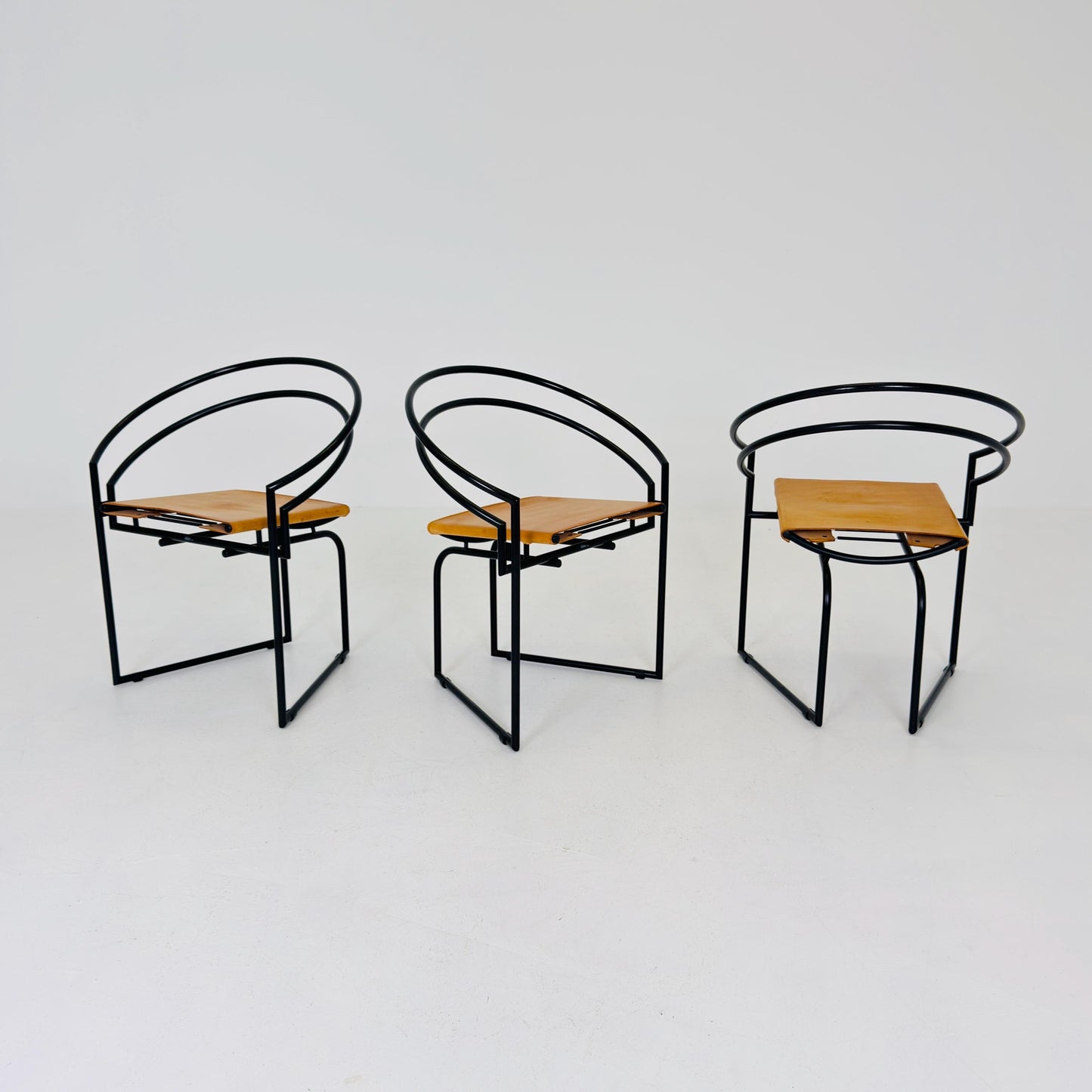 1 of 3 Mid century Postmodern Mario Botta Latonda Chair for Alias, Italy, 1980s