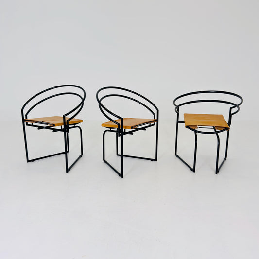1 of 3 Mid century Postmodern Mario Botta Latonda Chair for Alias, Italy, 1980s