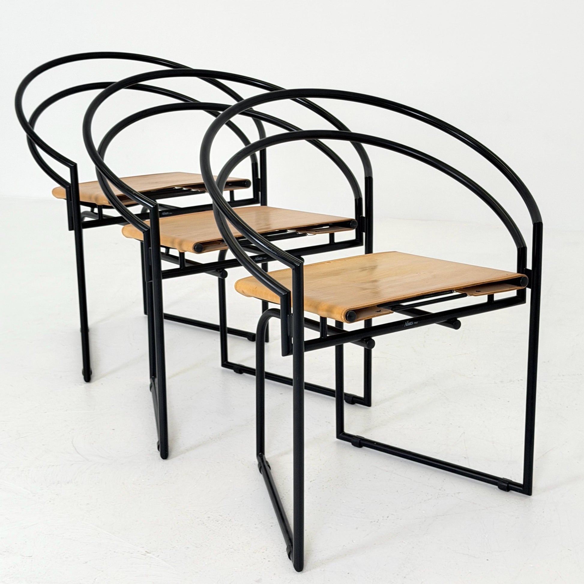 1 of 3 Mid century Postmodern Mario Botta Latonda Chair for Alias, Italy, 1980s