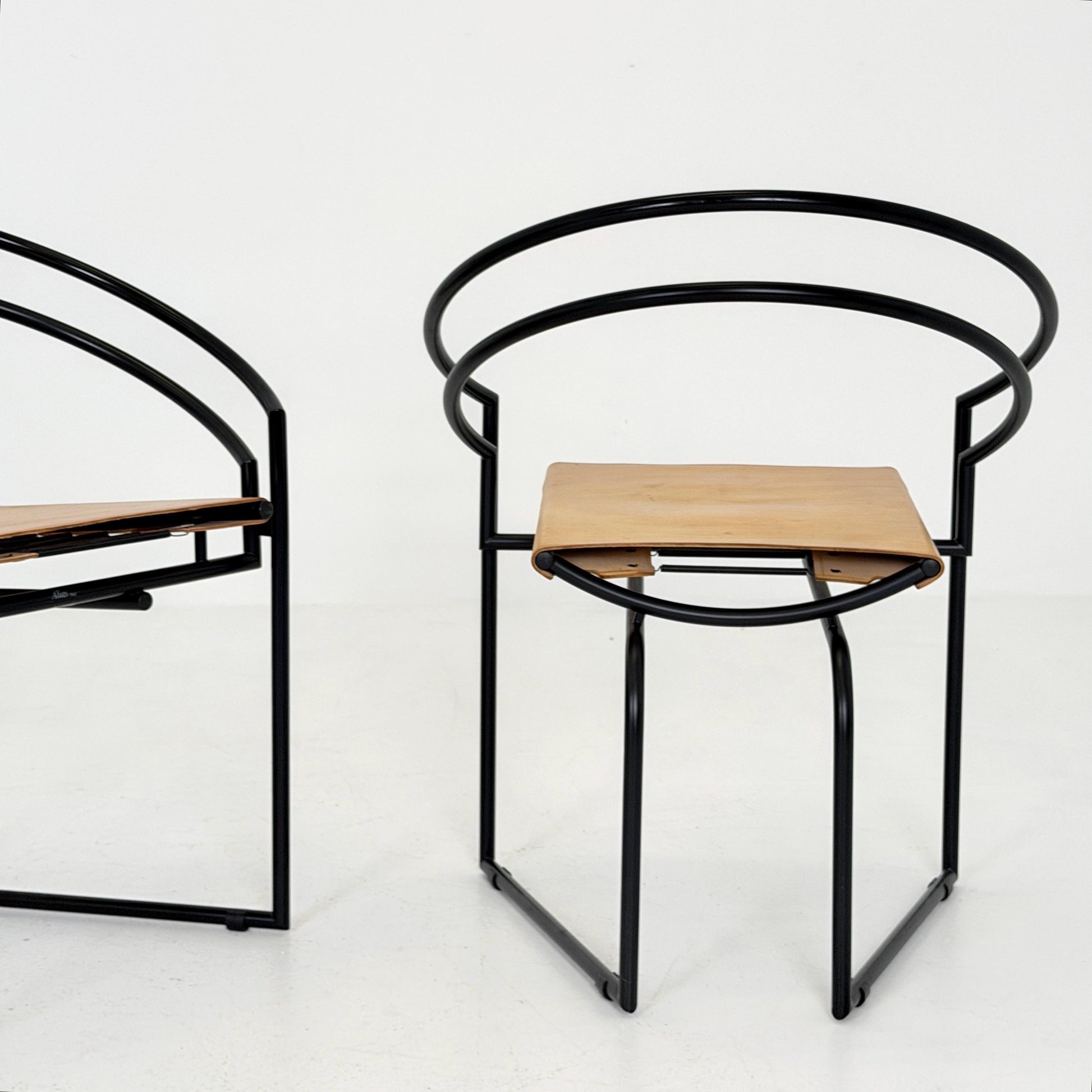 1 of 3 Mid century Postmodern Mario Botta Latonda Chair for Alias, Italy, 1980s