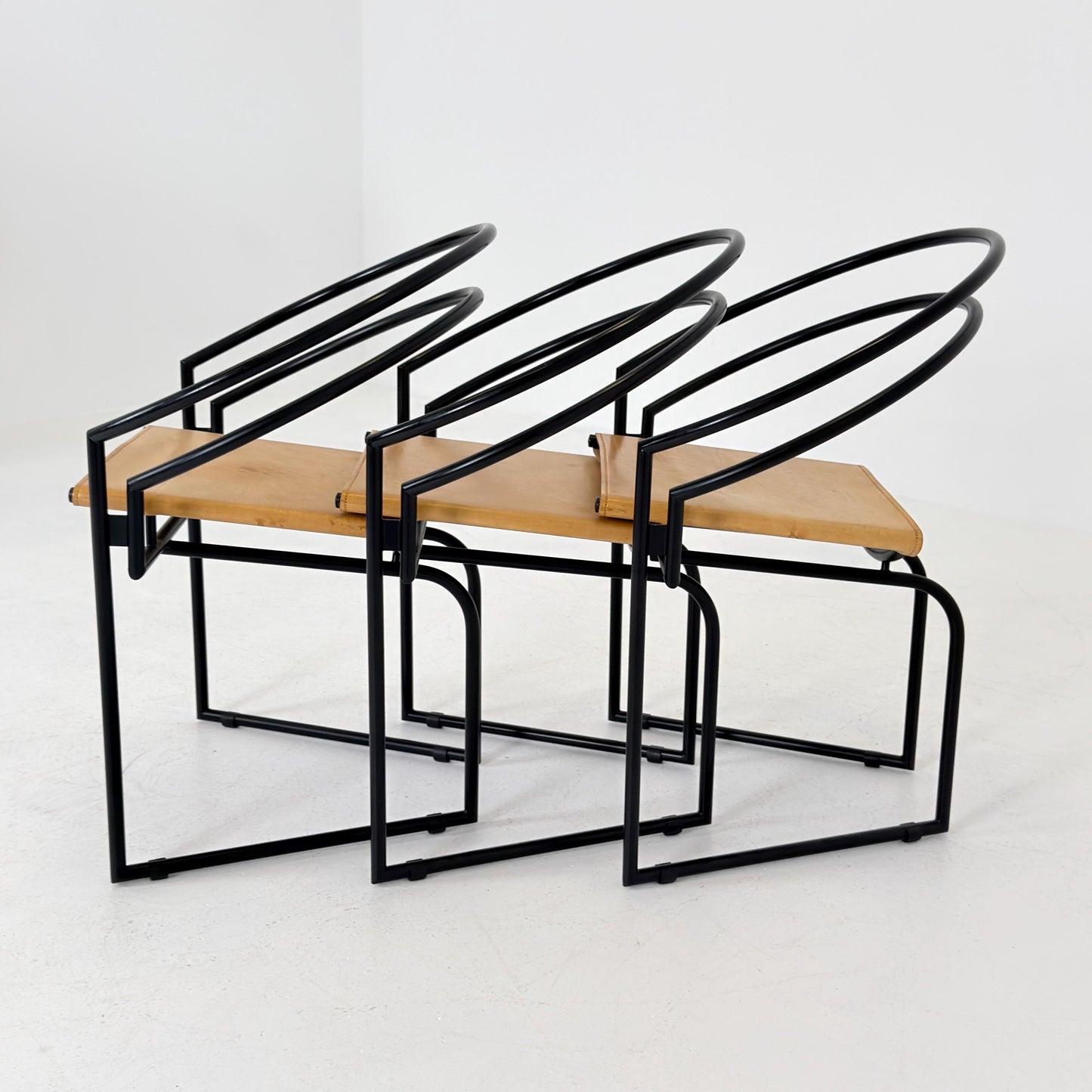 1 of 3 Mid century Postmodern Mario Botta Latonda Chair for Alias, Italy, 1980s
