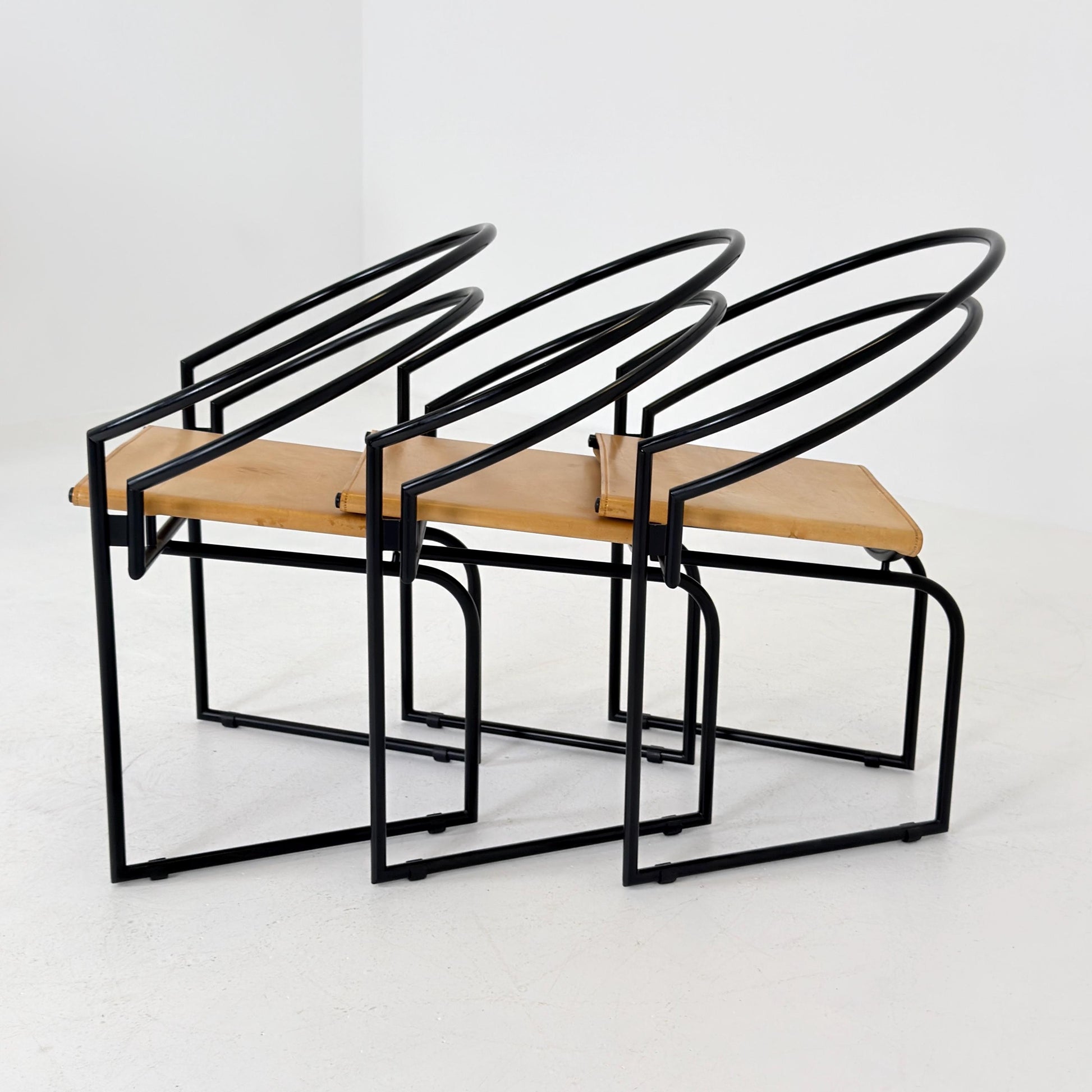 1 of 3 Mid century Postmodern Mario Botta Latonda Chair for Alias, Italy, 1980s