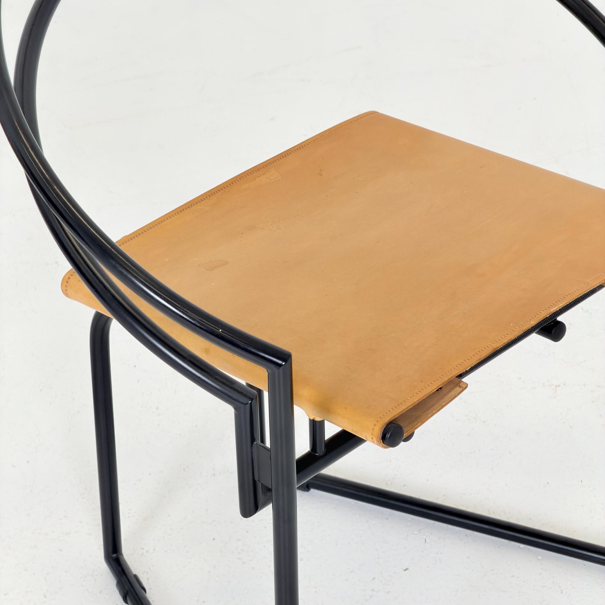 1 of 3 Mid century Postmodern Mario Botta Latonda Chair for Alias, Italy, 1980s