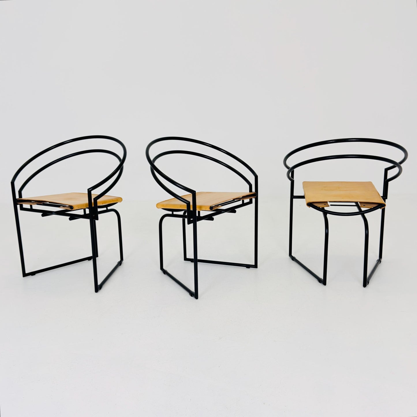 1 of 3 Mid century Postmodern Mario Botta Latonda Chair for Alias, Italy, 1980s