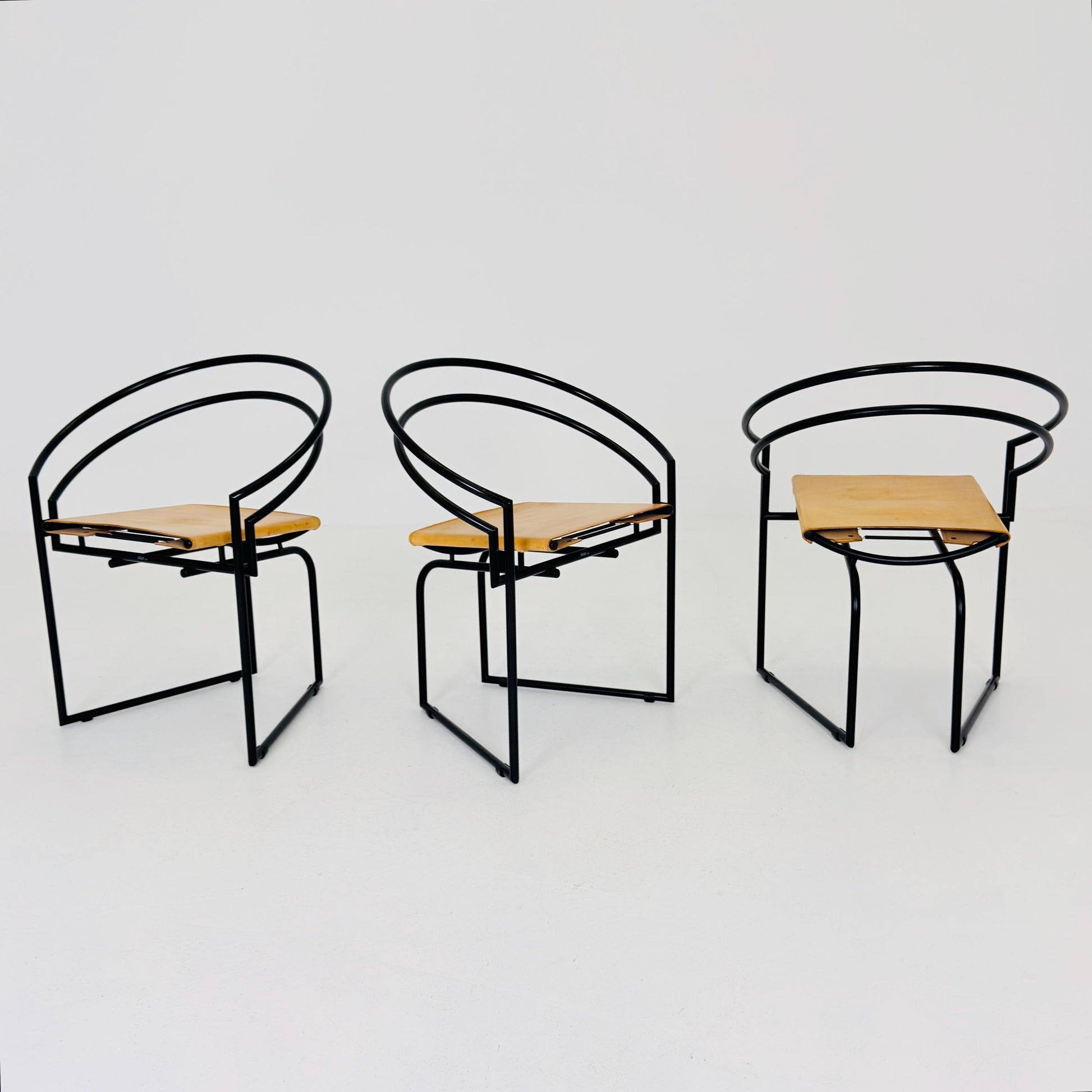 1 of 3 Mid century Postmodern Mario Botta Latonda Chair for Alias, Italy, 1980s