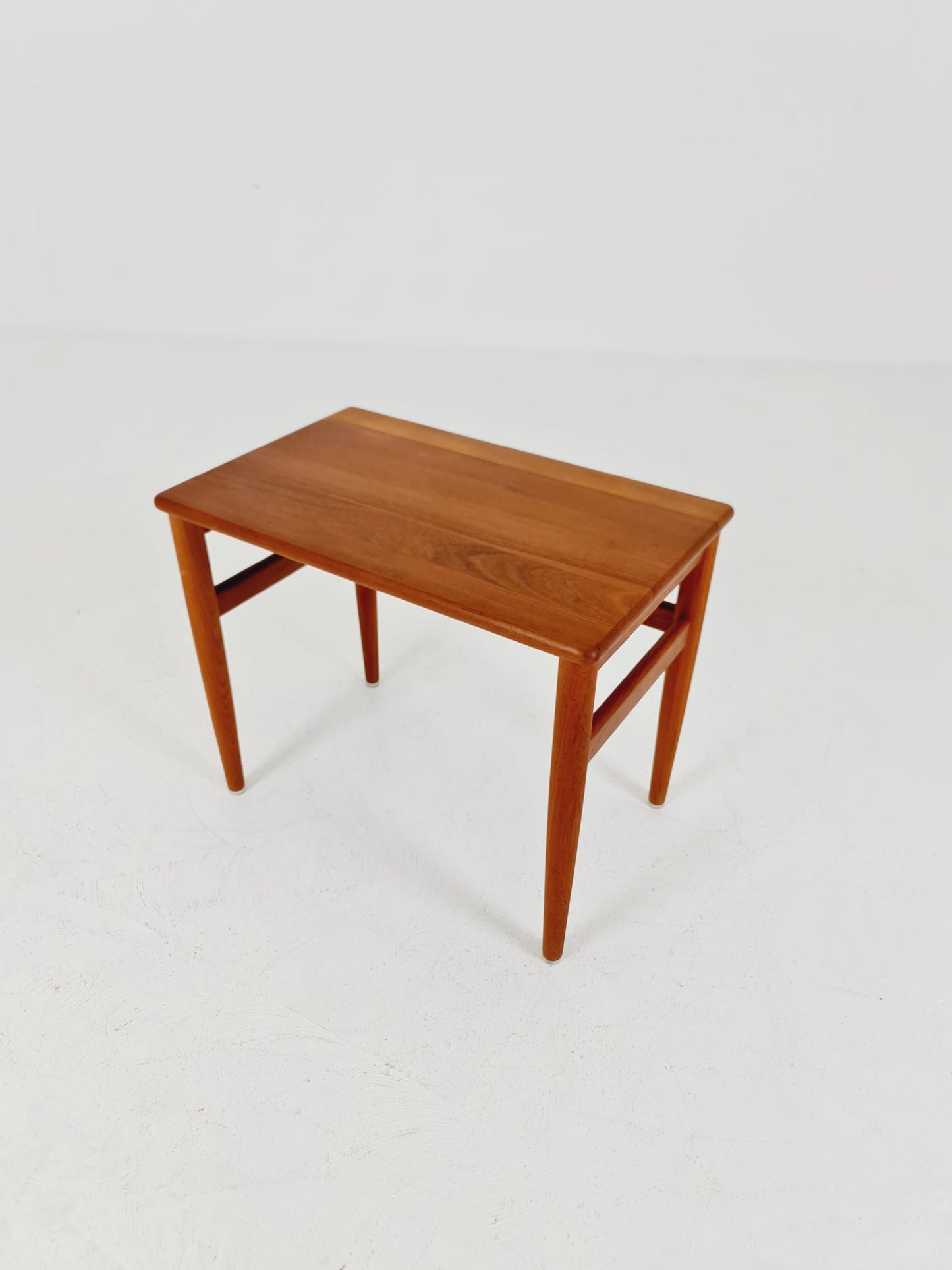 Midcentury Danish Solid teak side table 1960s