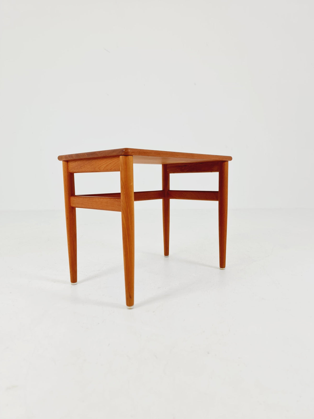 Midcentury Danish Solid teak side table 1960s