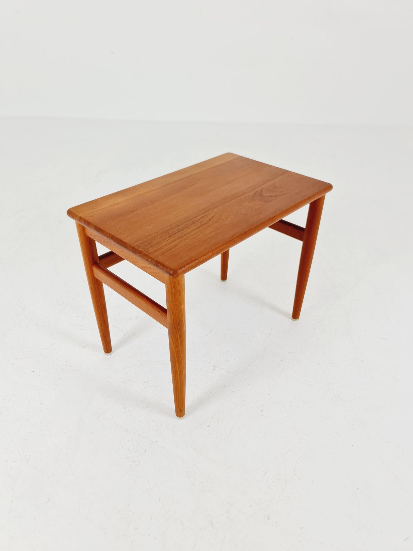 Midcentury Danish Solid teak side table 1960s