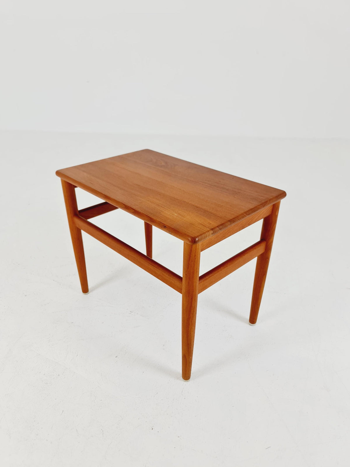 Midcentury Danish Solid teak side table 1960s