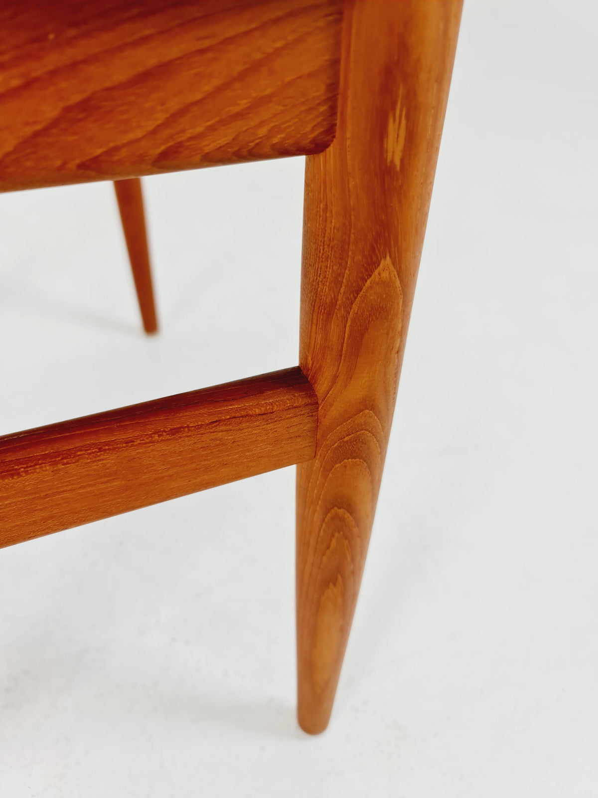 Midcentury Danish Solid teak side table 1960s