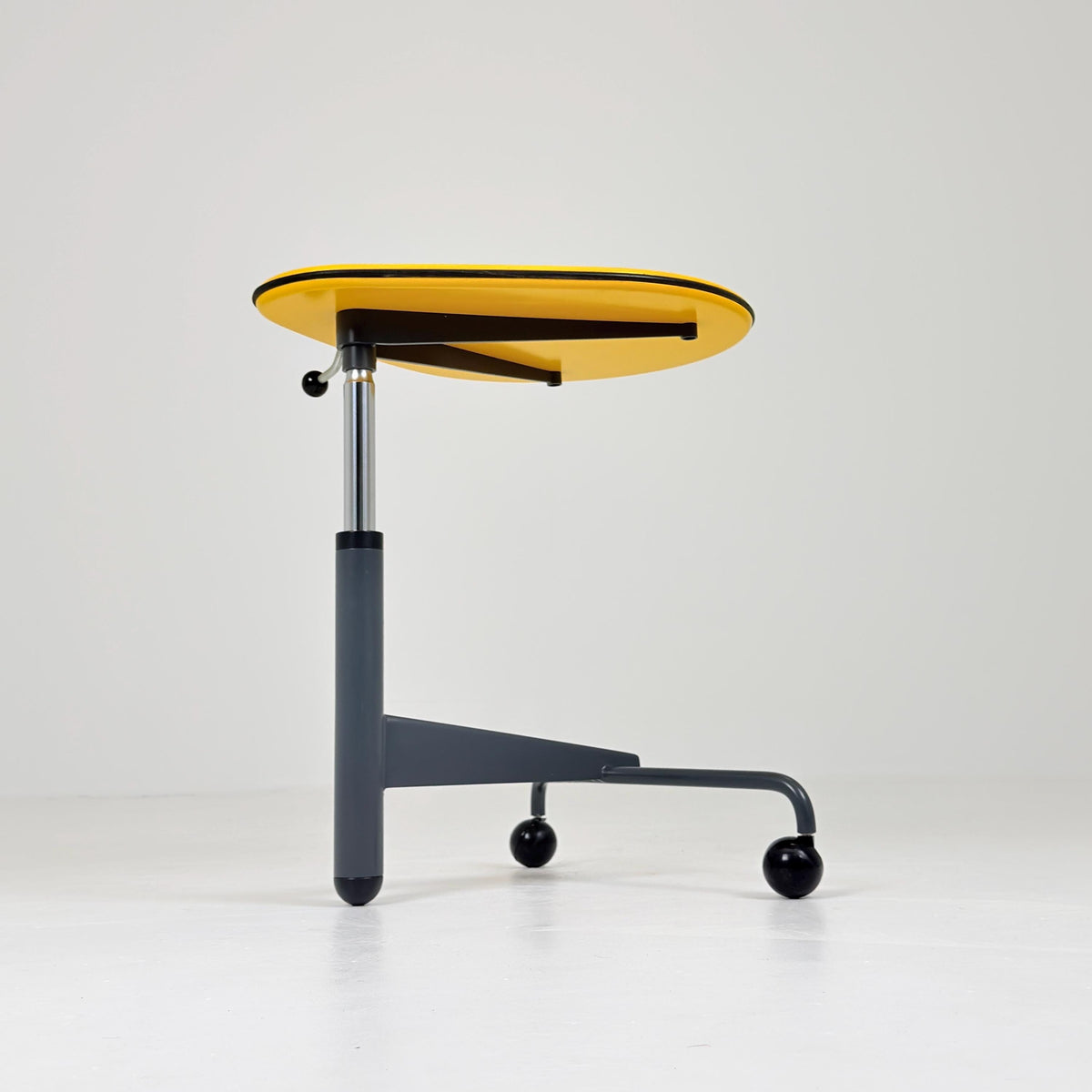 Mid century Adjustable side table “Kick” by Toshiyuki Kita for Cassina Italy 1980s