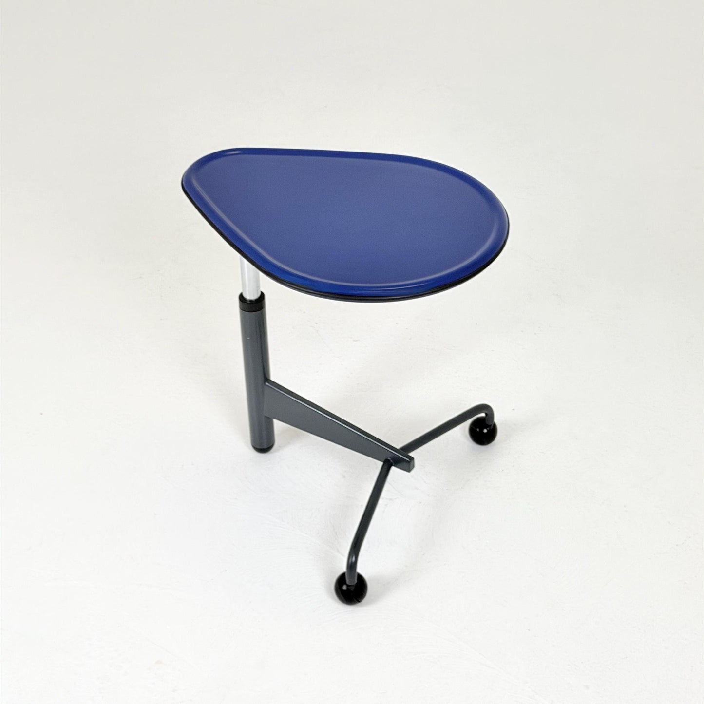 Mid century Adjustable side table “Kick” by Toshiyuki Kita for Cassina Italy 1980s