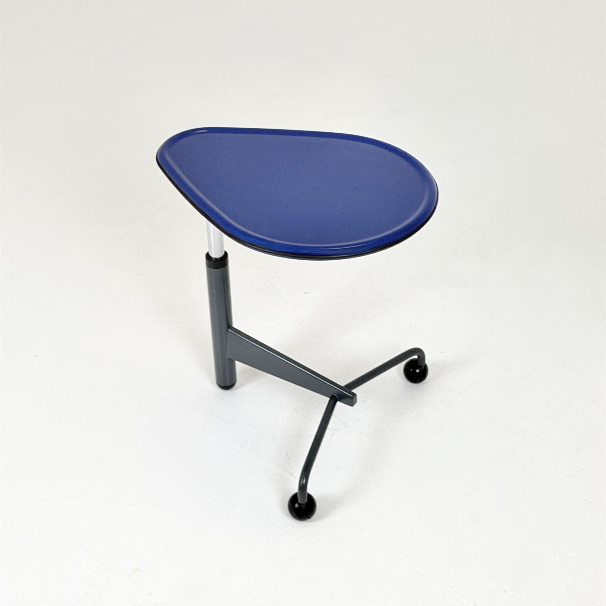 Mid century Adjustable side table “Kick” by Toshiyuki Kita for Cassina Italy 1980s