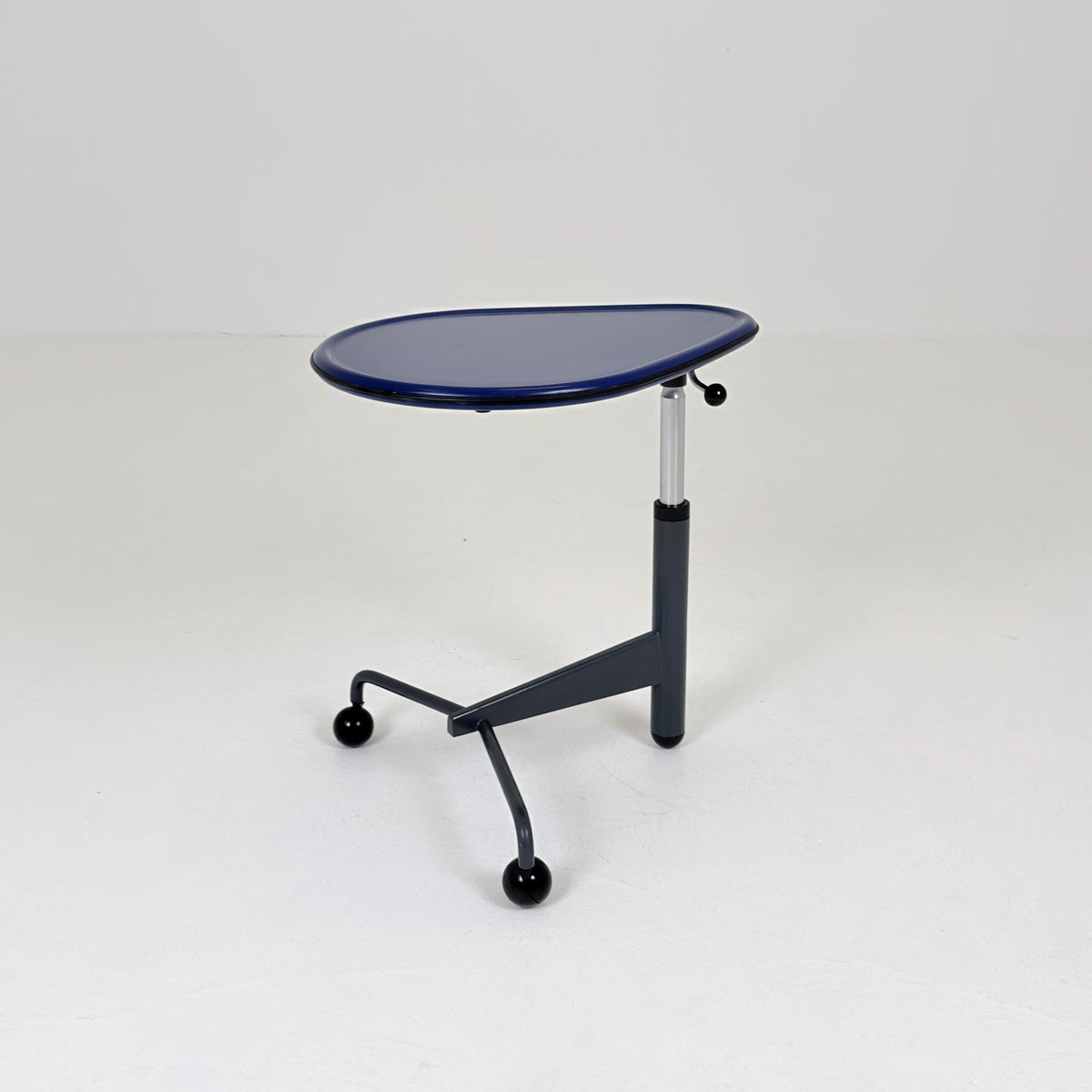 Mid century Adjustable side table “Kick” by Toshiyuki Kita for Cassina Italy 1980s