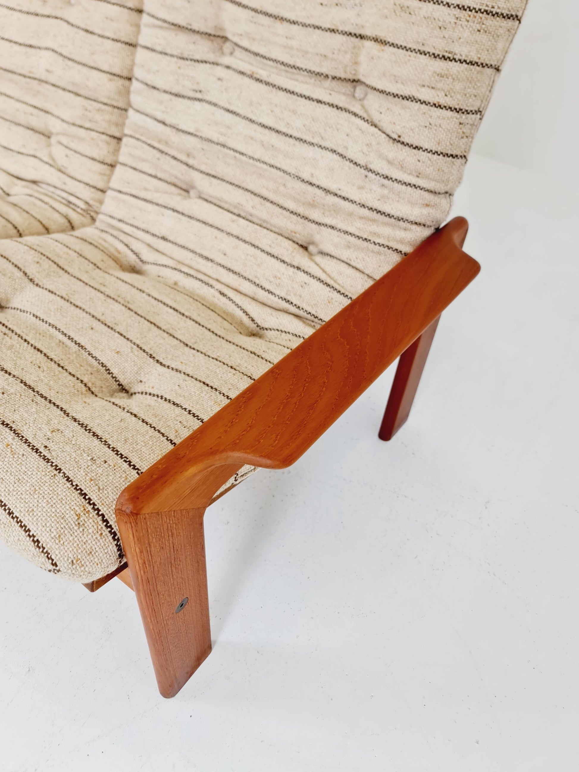 Mid century easy lounge couch by Arne Wahl Iversen for komfort teak , 1960s