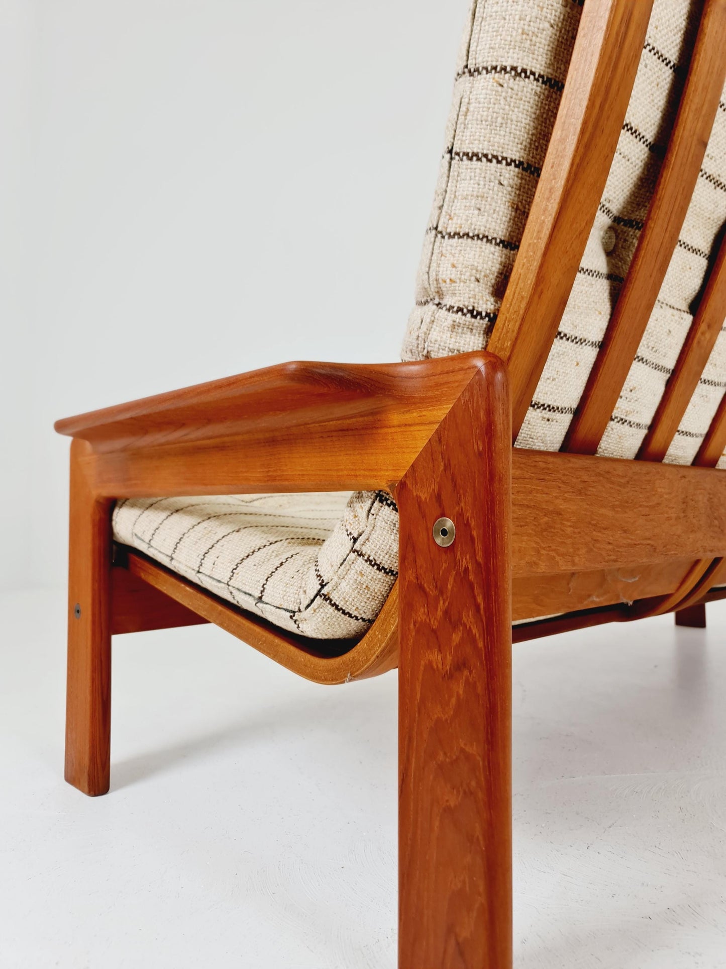 Mid century easy lounge couch by Arne Wahl Iversen for komfort teak , 1960s
