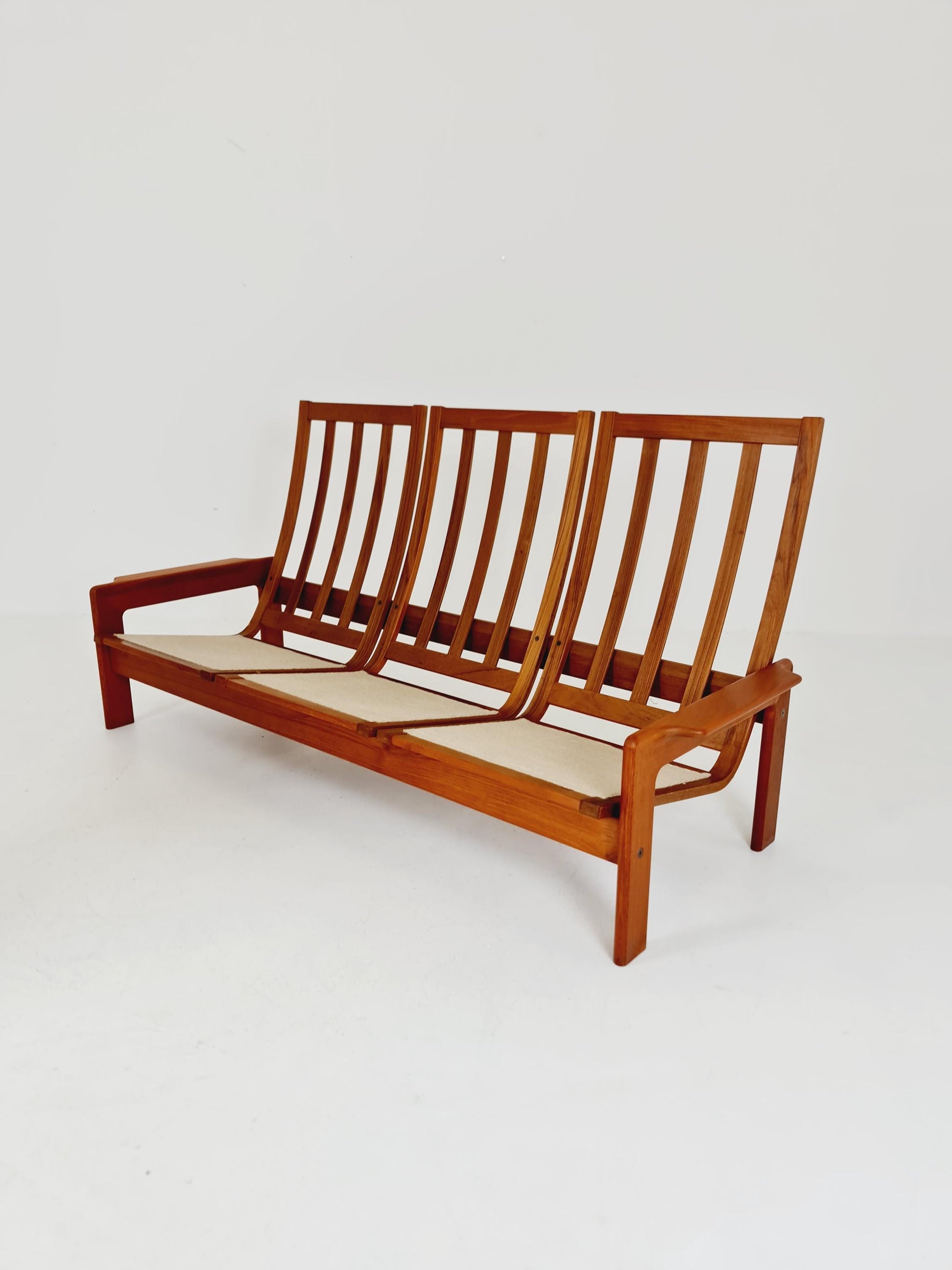 Mid century easy lounge couch by Arne Wahl Iversen for komfort teak , 1960s