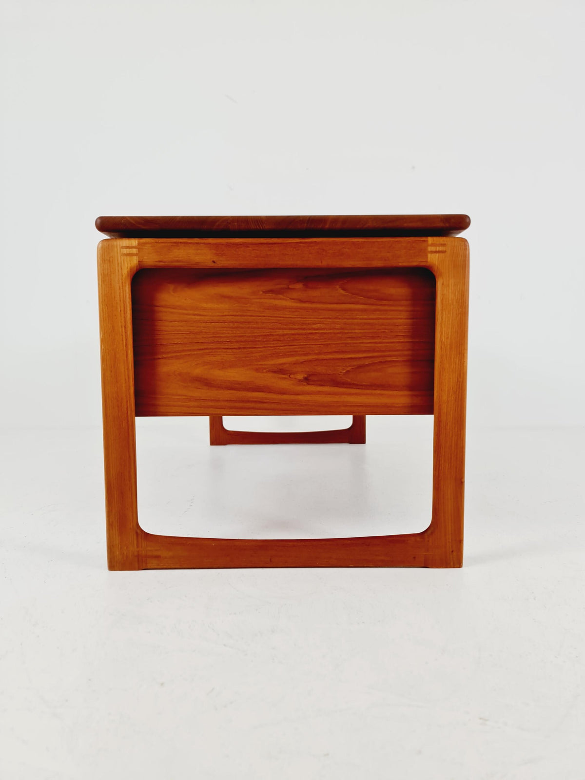 Rare Danish Solid Teak Desk by Dyrlund Møbelfabrik, 1960s