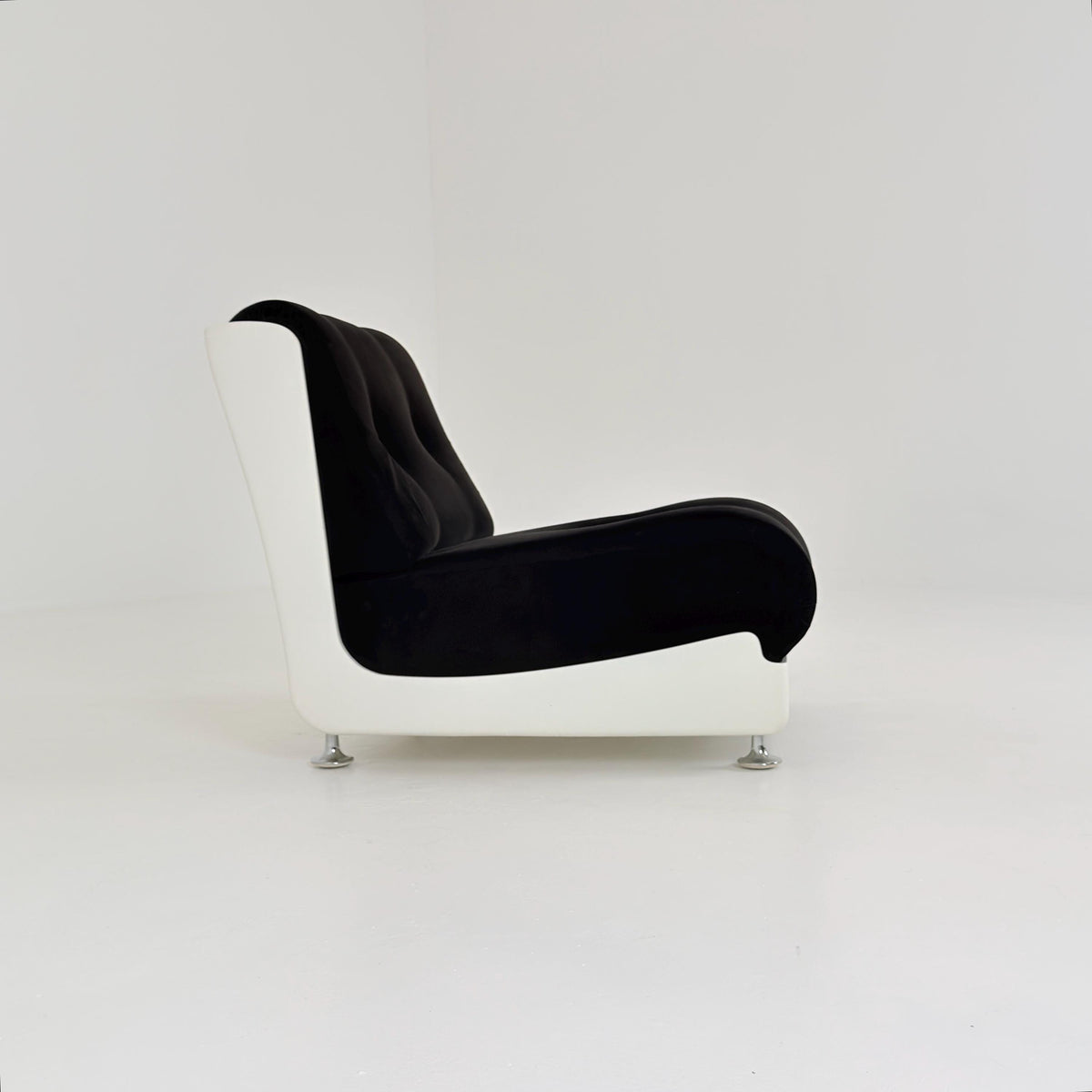 Set of 6 Rare Mid-Century Space Age Modular Lounge Chairs by Mario Bellini for Roche Bobois, 1970s Italy