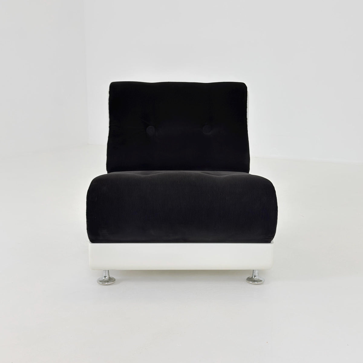 Set of 6 Rare Mid-Century Space Age Modular Lounge Chairs by Mario Bellini for Roche Bobois, 1970s Italy