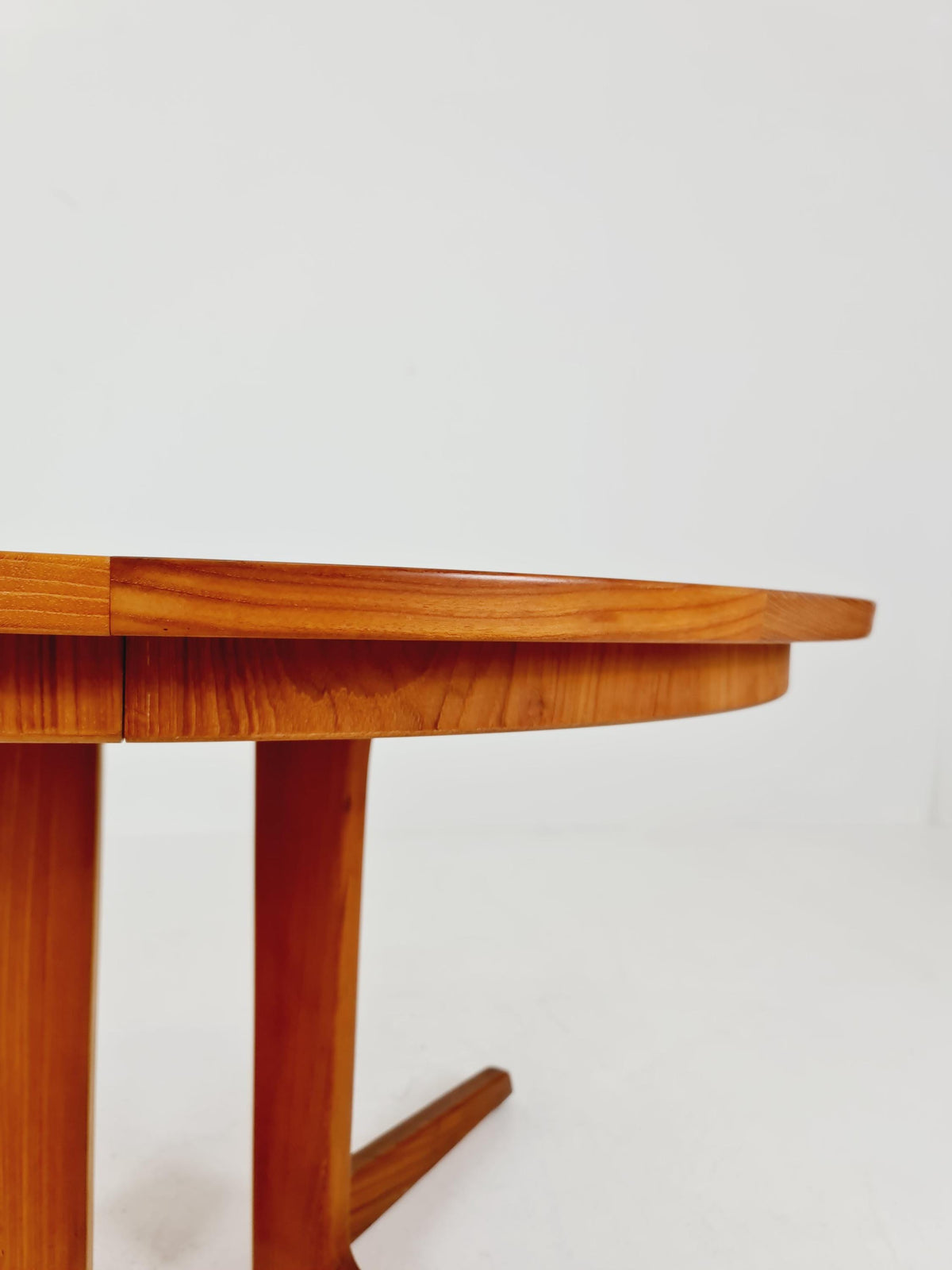 Mid century extendable Danish Modern Solid Teak XL dining table by Berhard Pedersen &Son , 1970s
