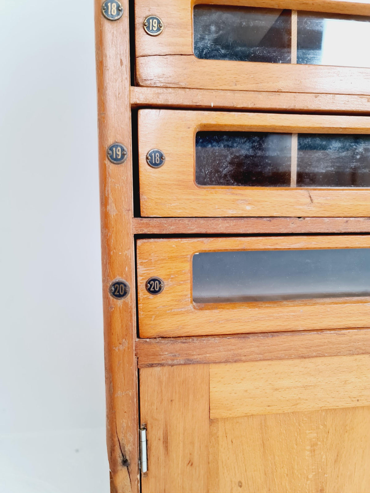 Mid century Bauhaus German Haberdashery cabinet in Wood , 1930s
