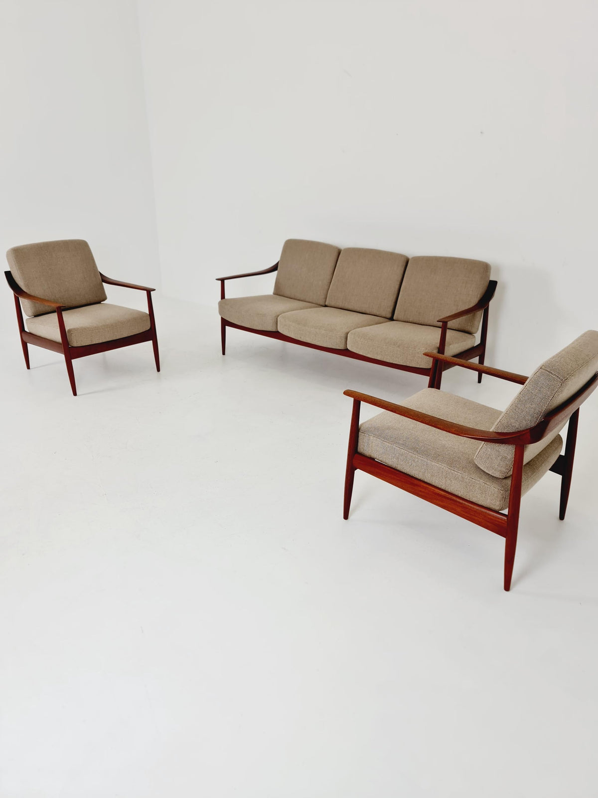 Midcentury Sofa Set by Walter Knoll for Knoll Antimott , Germany, 1960s,