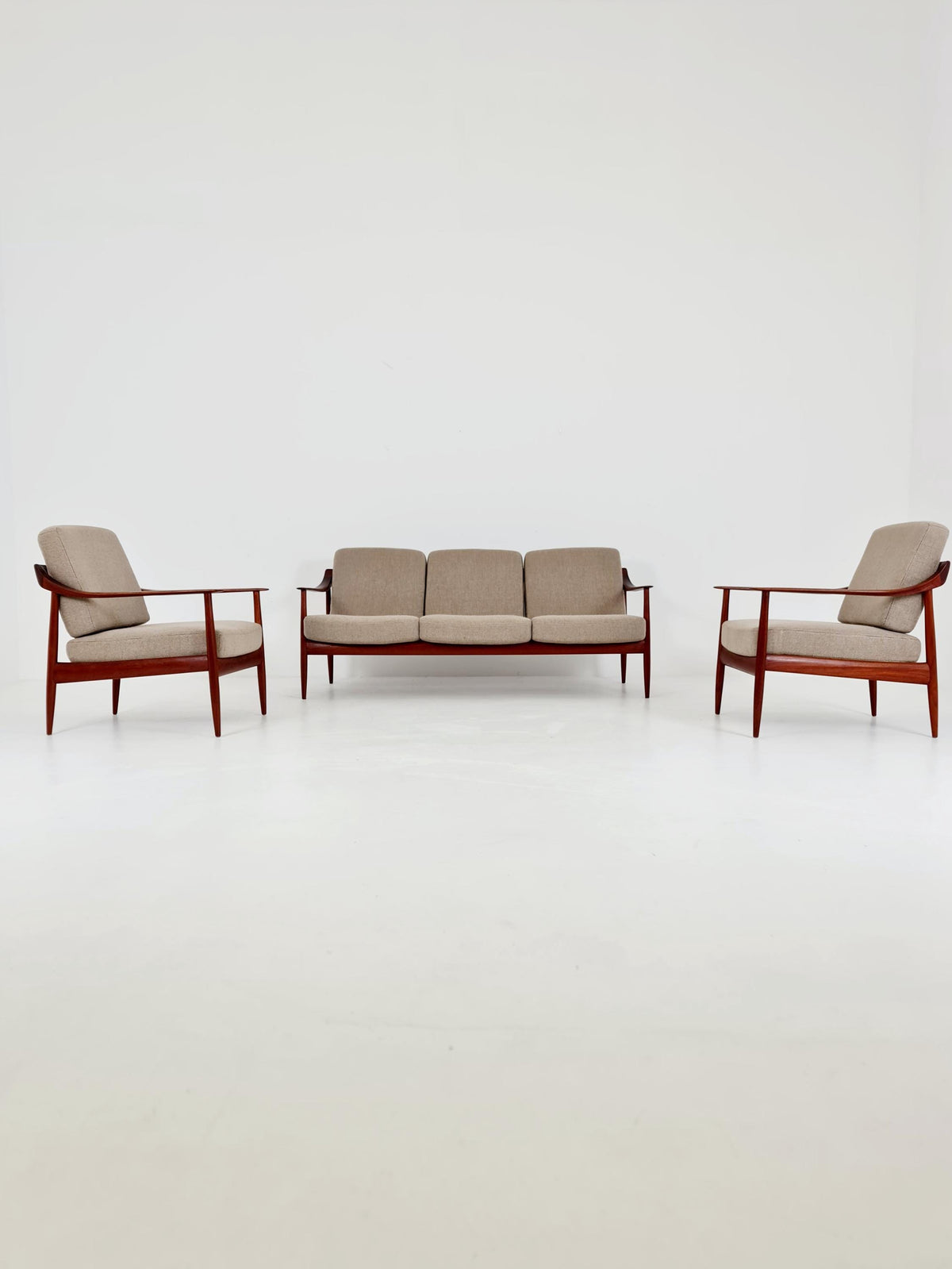 Midcentury Sofa Set by Walter Knoll for Knoll Antimott , Germany, 1960s,