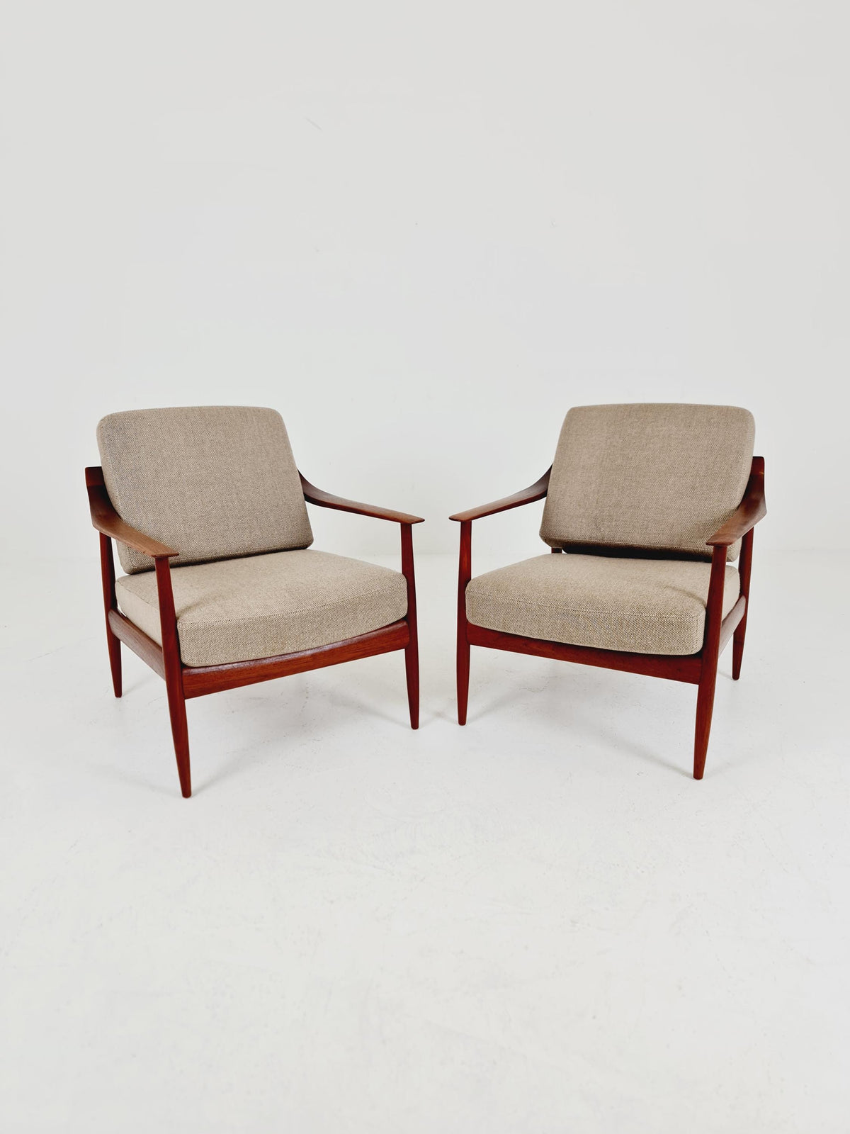 Midcentury Lounge chairs by Walter Knoll for Knoll Antimott , Germany, 1960s,Set of 2