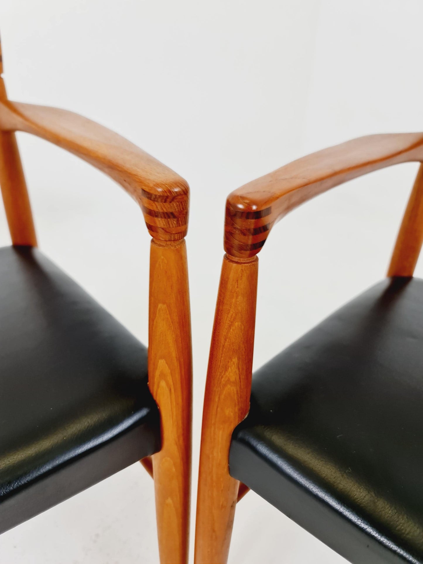 Danish teak dining chairs by H. W. Klein for Bramin, 1960s, set of 6