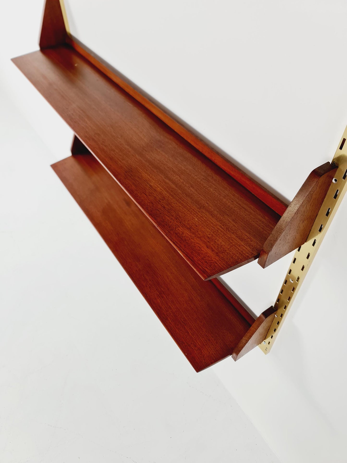 Mid century German Solid teak shelf-system by WK Möbel, 1950s