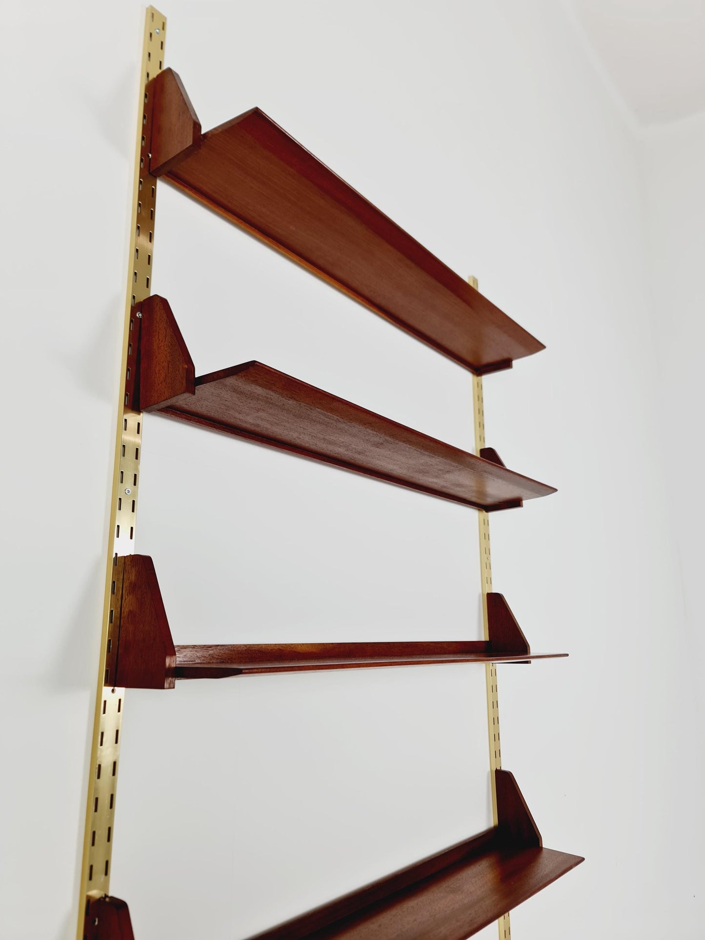 Mid century German Solid teak shelf-system by WK Möbel, 1950s