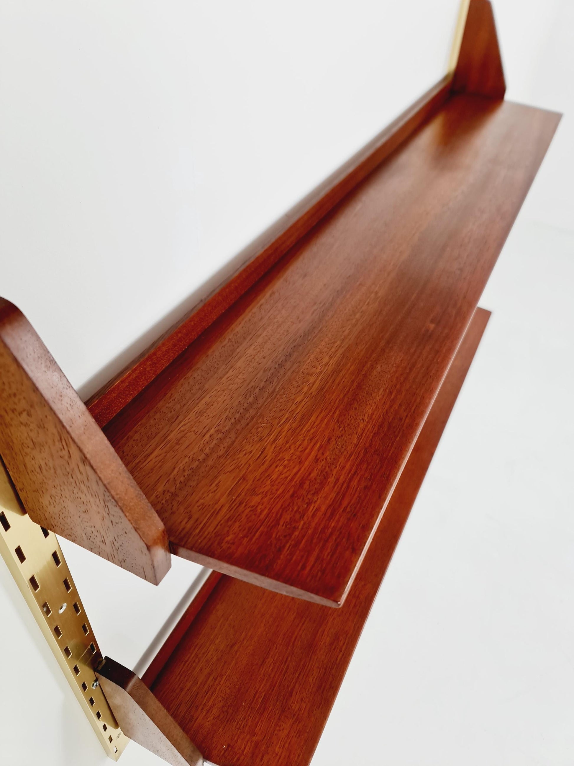 Mid century German Solid teak shelf-system by WK Möbel, 1950s