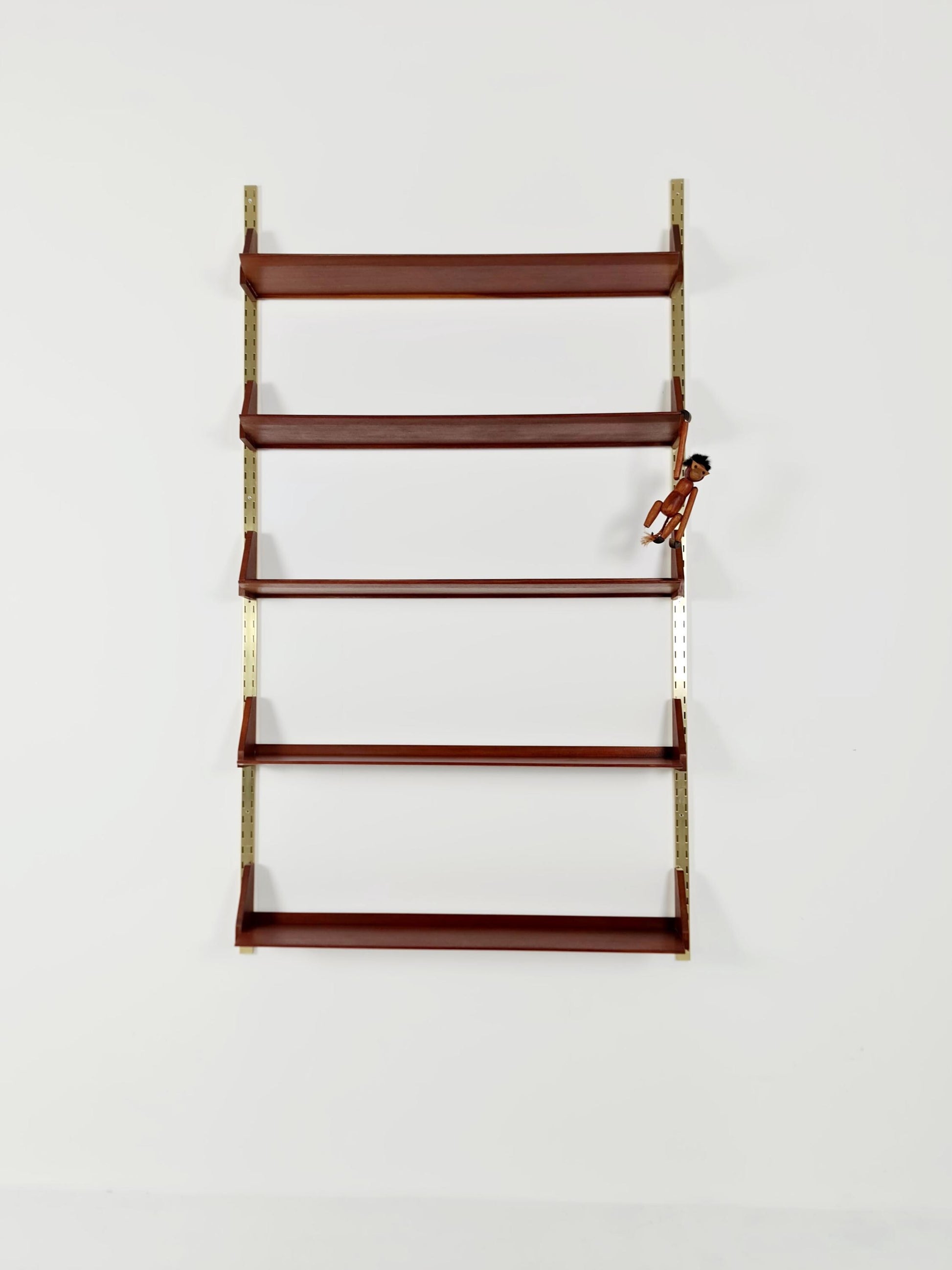 Mid century German Solid teak shelf-system by WK Möbel, 1950s