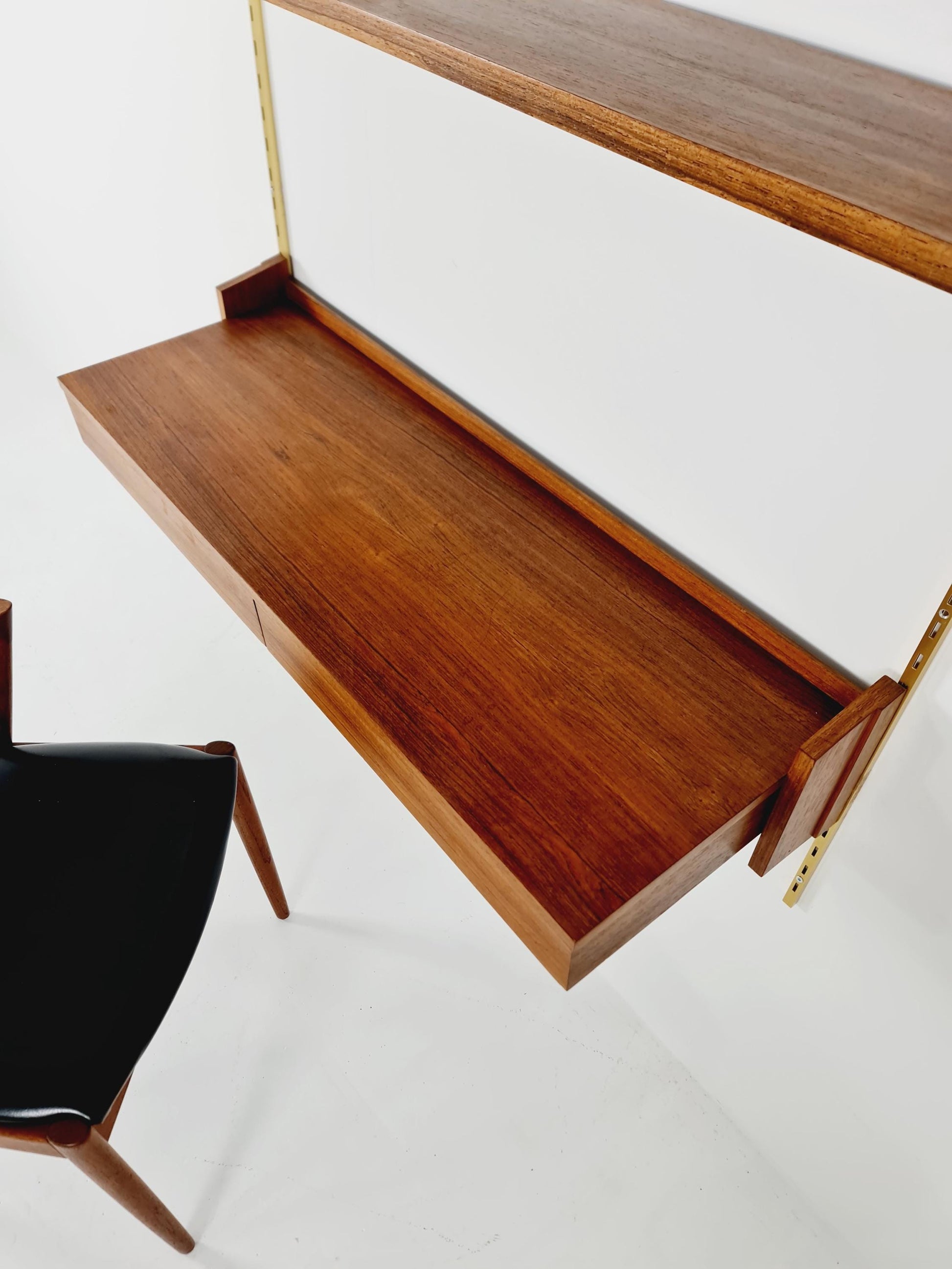 Mid century German Roeswood shelf-system by WK Möbel, 1950s