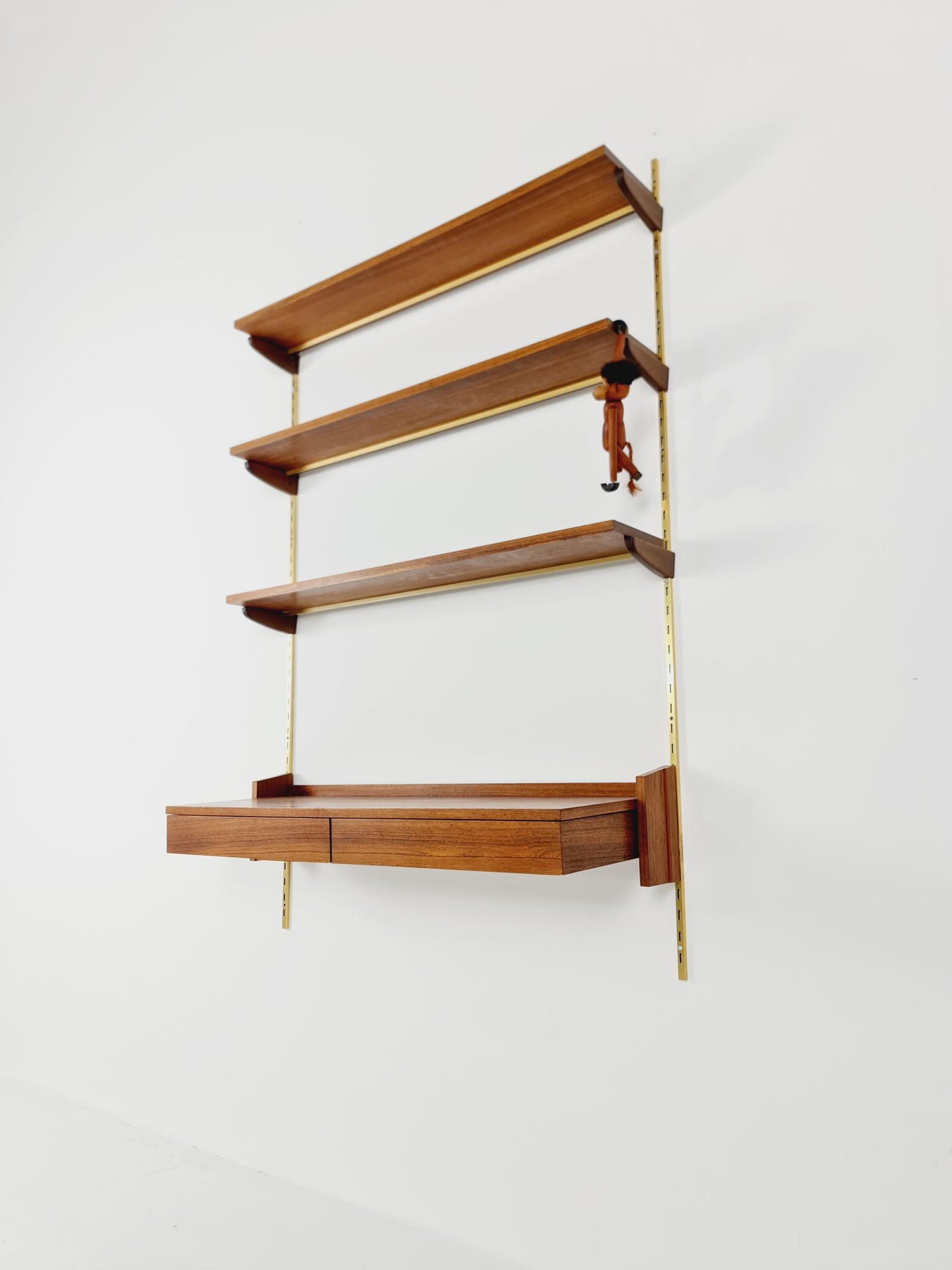 Mid century German Roeswood shelf-system by WK Möbel, 1950s