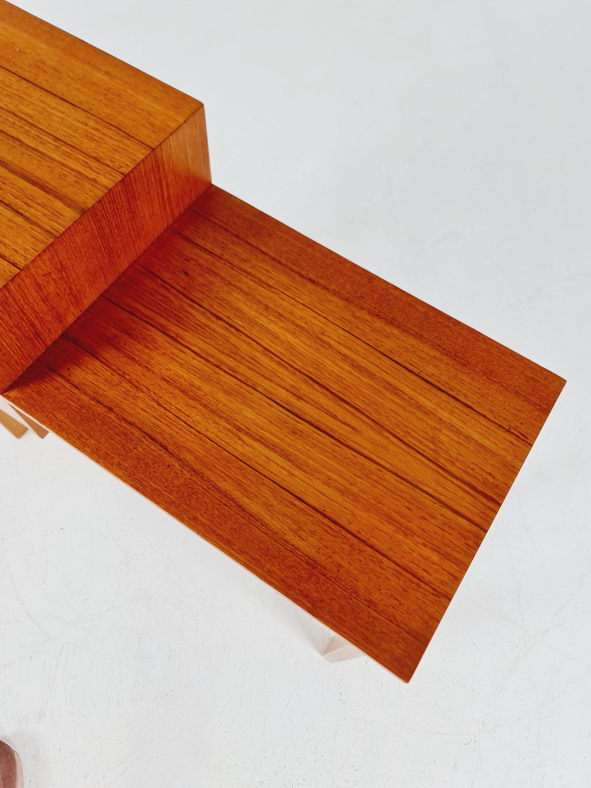 Midcentury Scandinavian Teak vintage Side table/ hallway/ Night stand, 1960s