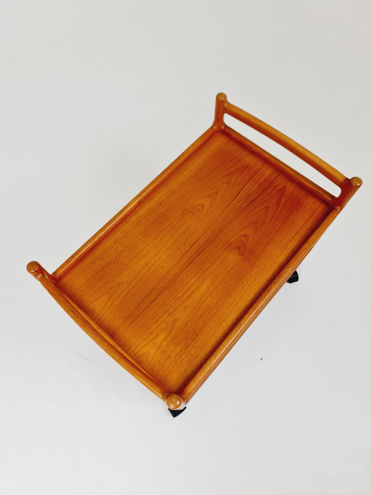 Vintage mid century danish trolley in solid teak/ bar cart By Johannes Andersen , 1960s