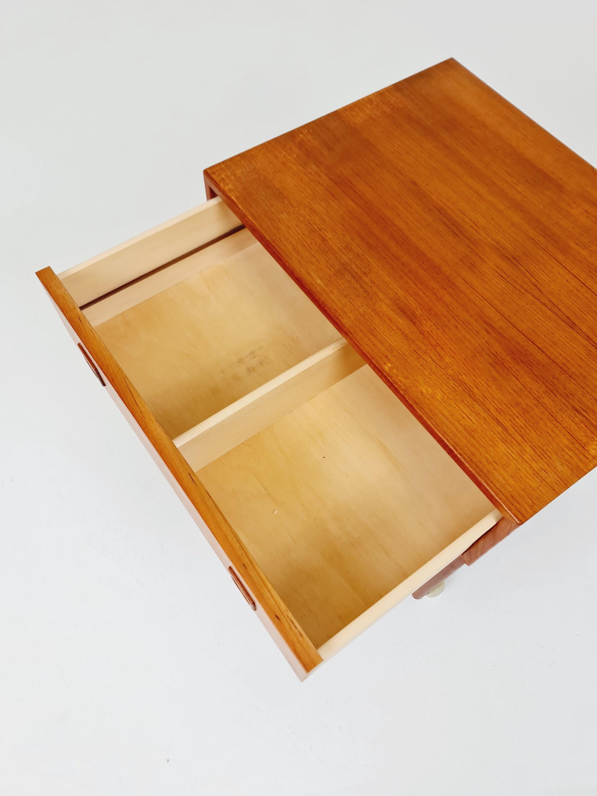 Midcentury danish Teak Vintage Side table/ Bedside table By Erik Brouer for Brouer , 1960s