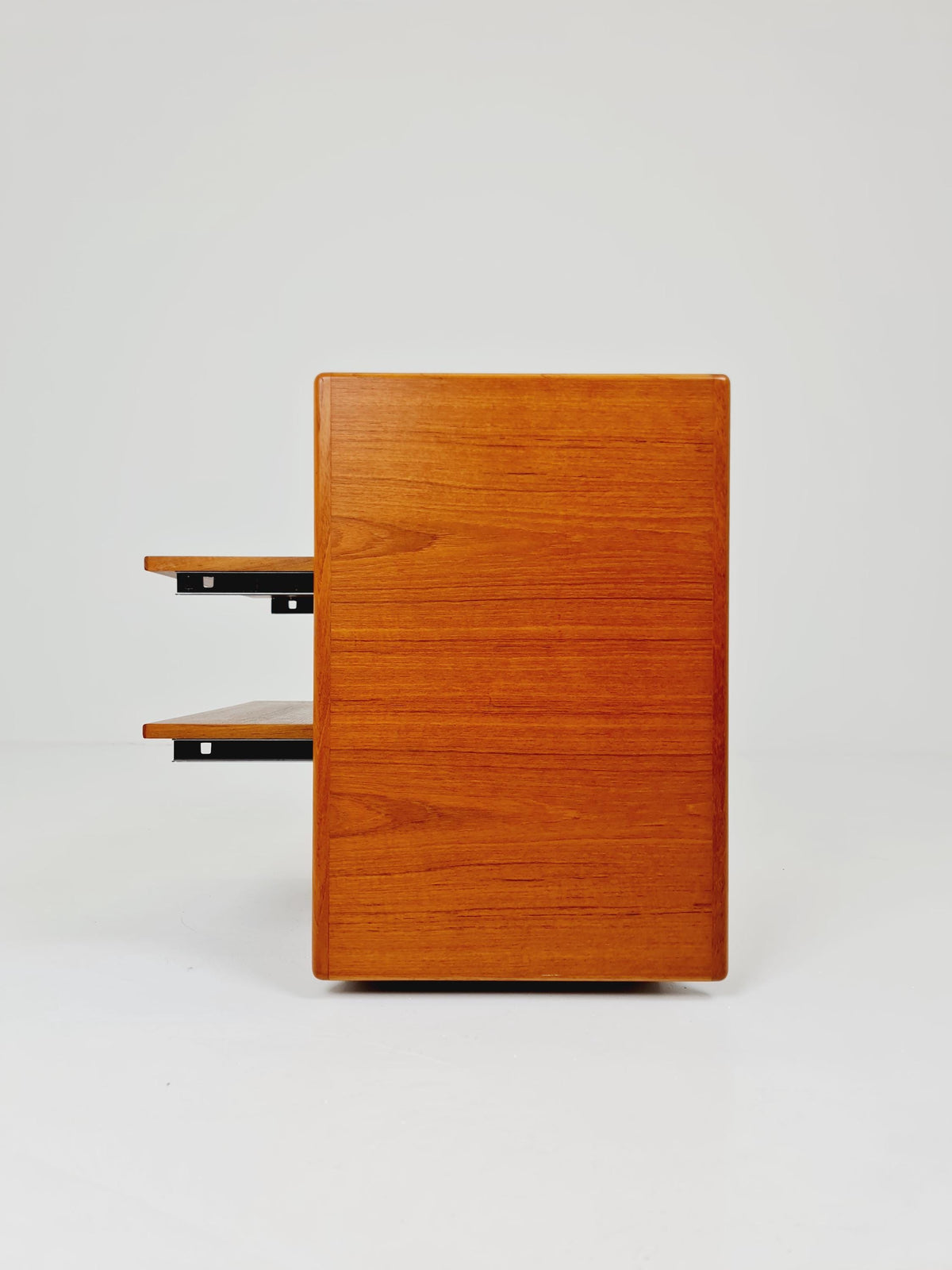 Mid century Solid Danish teak hallway cabinet, Record cabinet By Kai Kristiansen For Vildbjerg 1970s