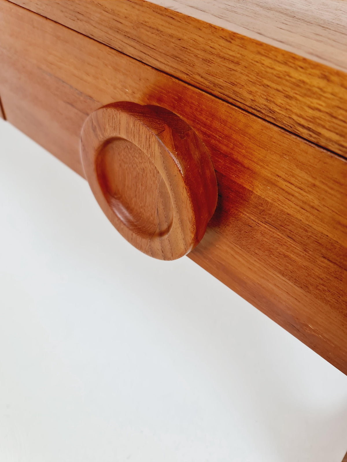Rare Mid century Danish solid Teak Sideboard , 1960s