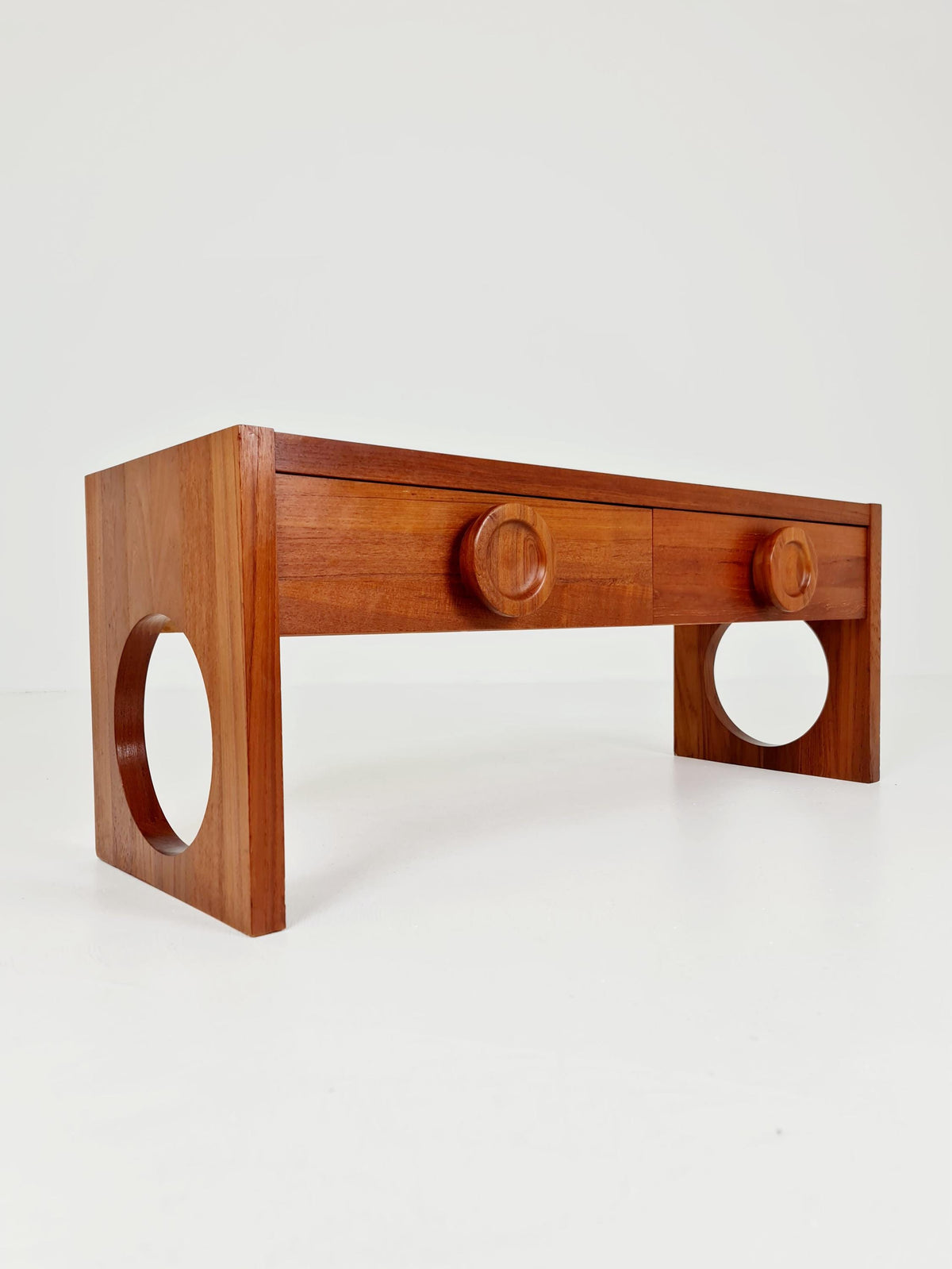 Rare Mid century Danish solid Teak Sideboard , 1960s