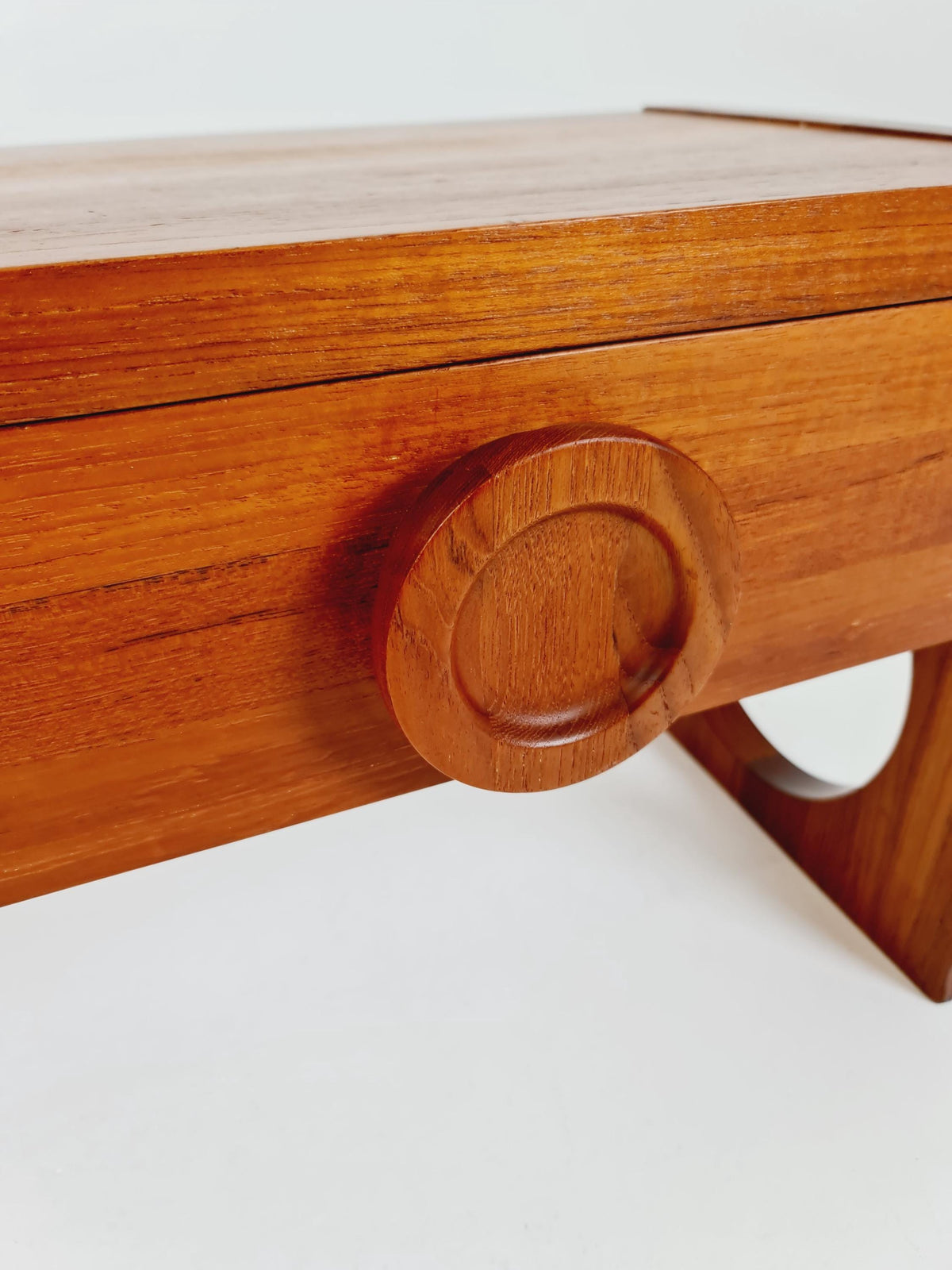 Rare Mid century Danish solid Teak Sideboard , 1960s
