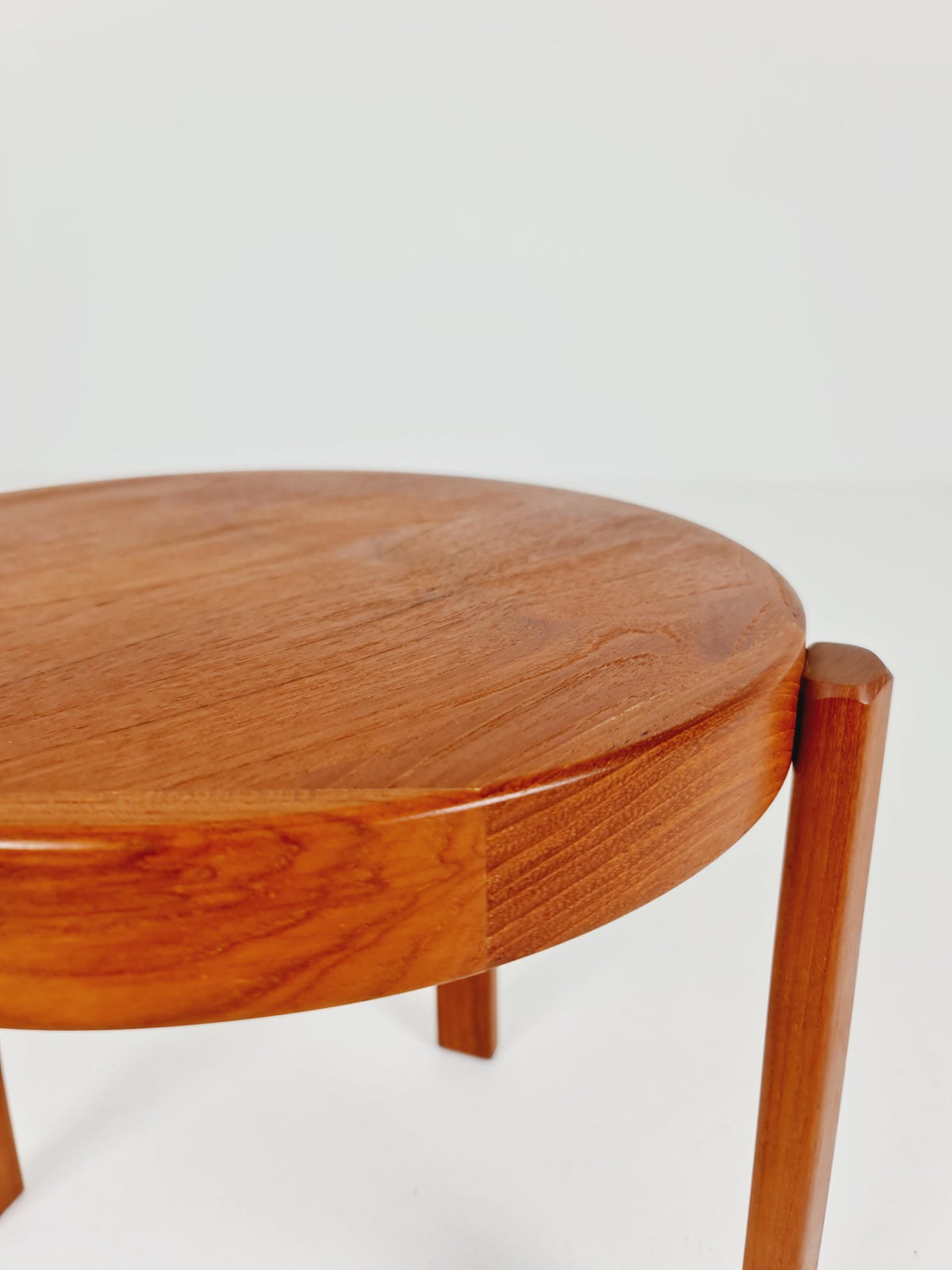 Midcentury Danish Solid teak side table By Toften Möbelfabikken 1960s
